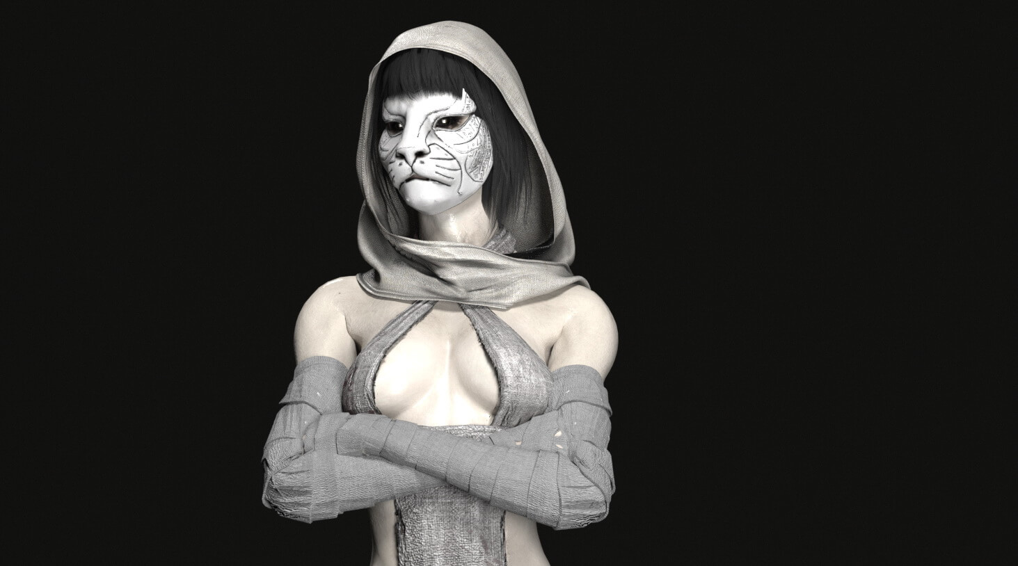 Mummy or Freya for Poser Compatible Daz3D Daz Content