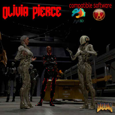 Olivia Pierce for Poser and Compatible Daz3D