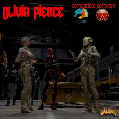 Olivia Pierce for Poser and Compatible Daz3D