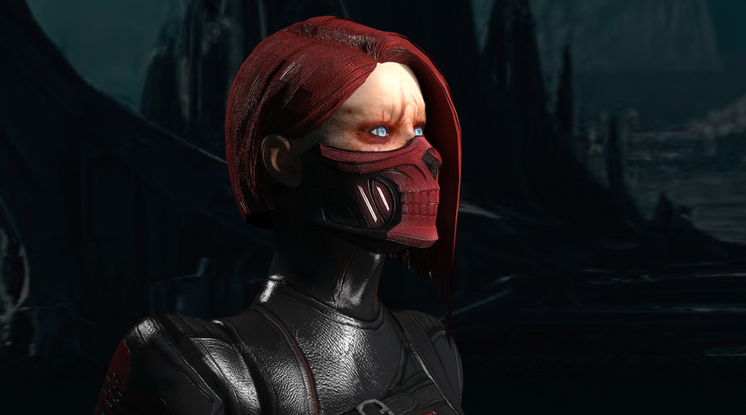 Sinthea Shmidt Low Poly Marvel Futur for Poser Cmptbl Daz3D Daz Content