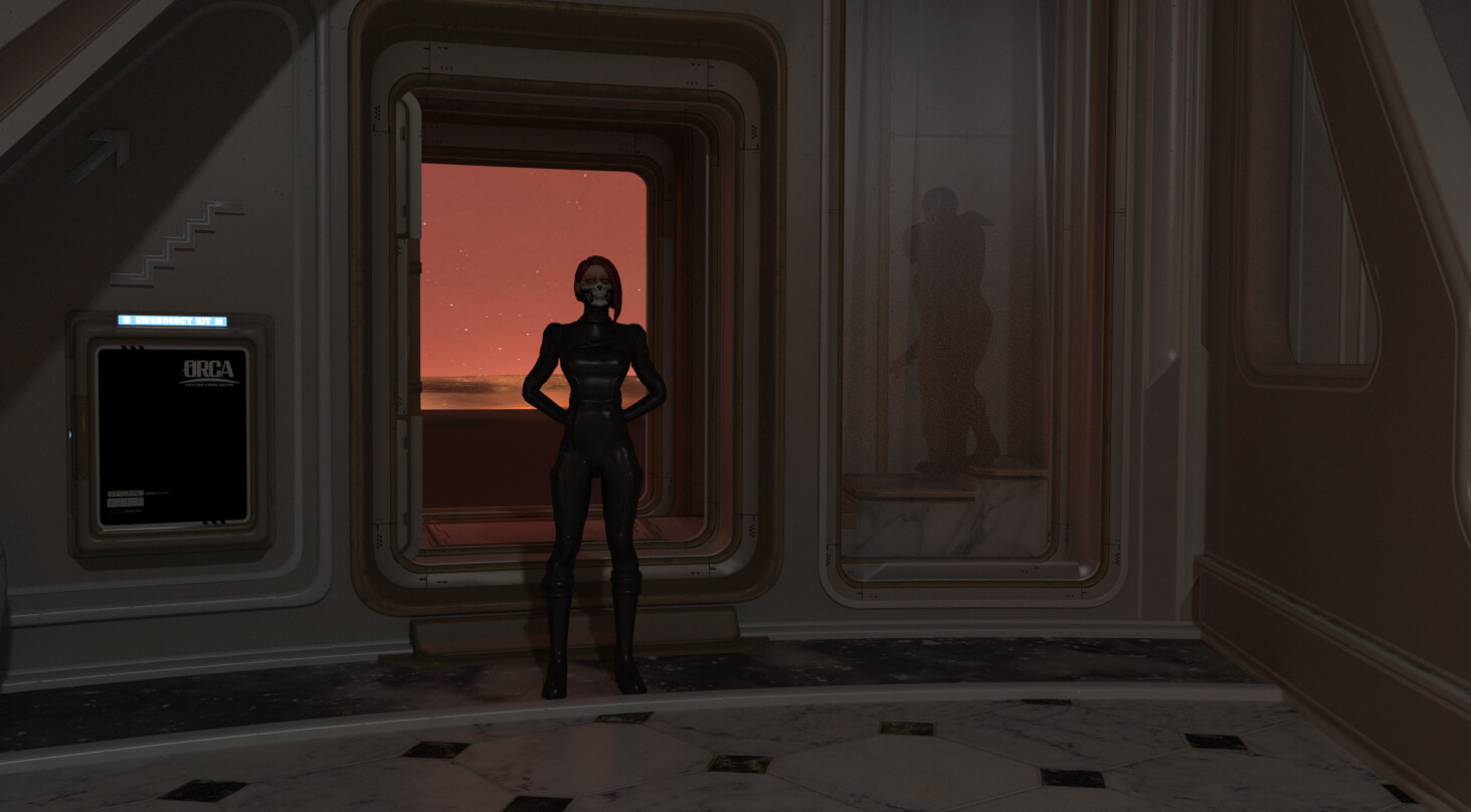 StellarBlade Room for POSER Compatible DAZ3D Daz Content