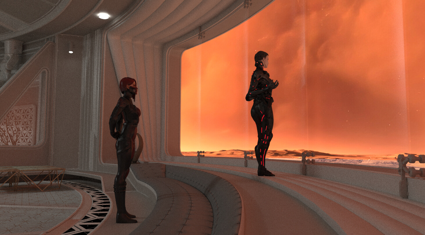 StellarBlade Room for POSER Compatible DAZ3D Daz Content