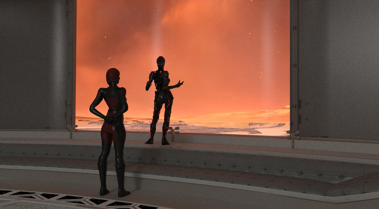 StellarBlade Room for POSER Compatible DAZ3D Daz Content
