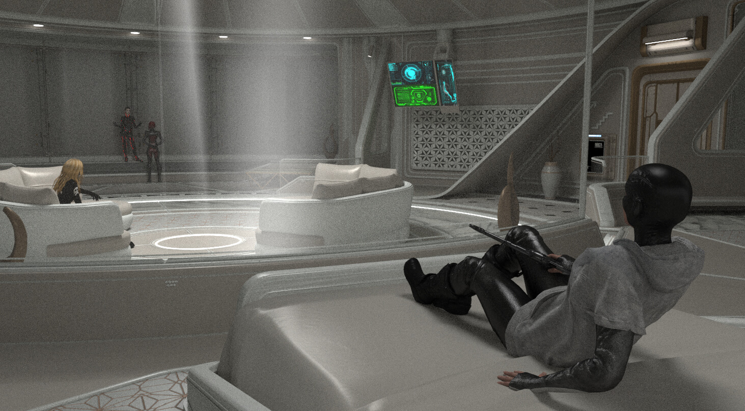 StellarBlade Room for POSER Compatible DAZ3D Daz Content