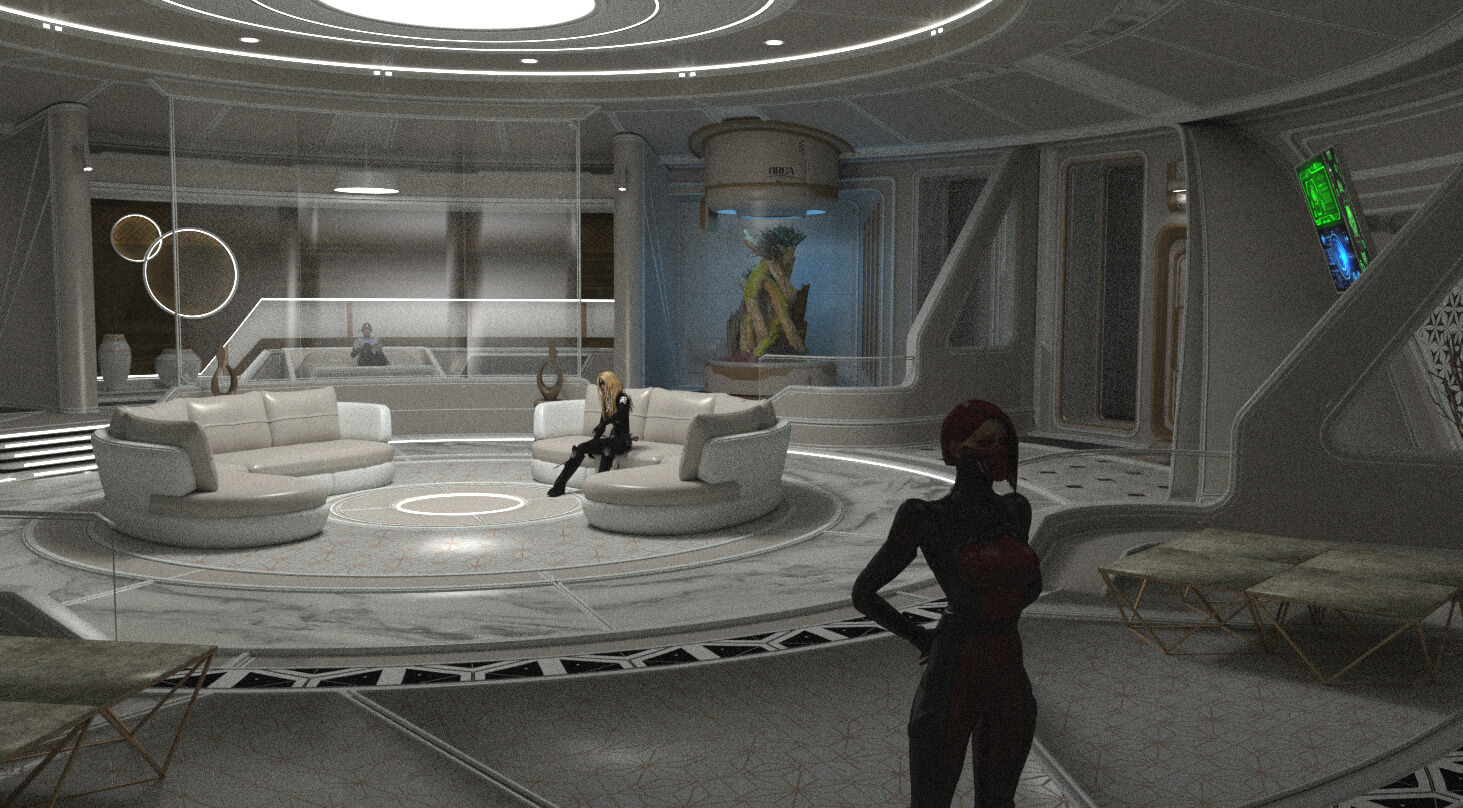 StellarBlade Room for POSER Compatible DAZ3D Daz Content