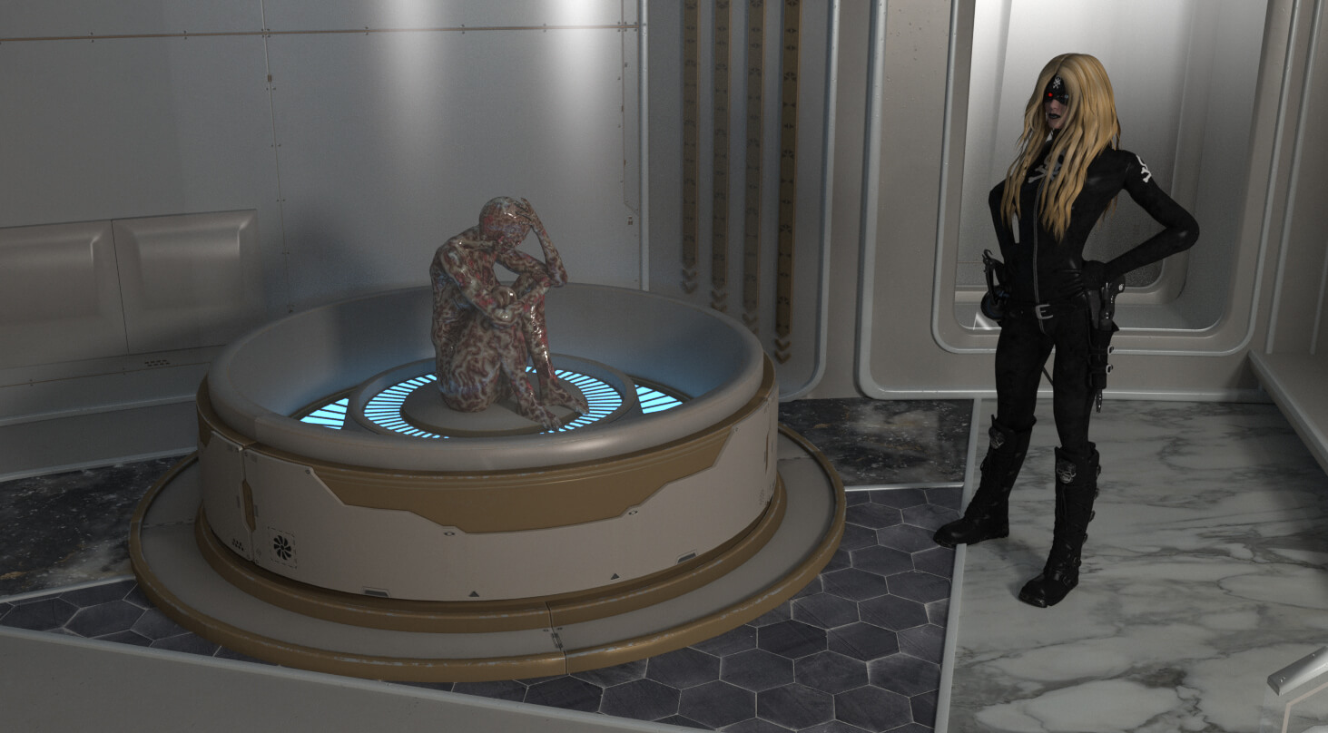 StellarBlade Room for POSER Compatible DAZ3D Daz Content
