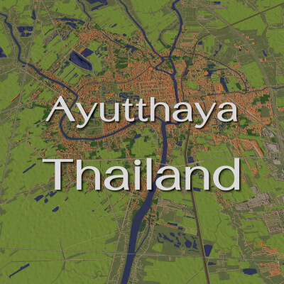 Ayutthaya Thailand - city and urban