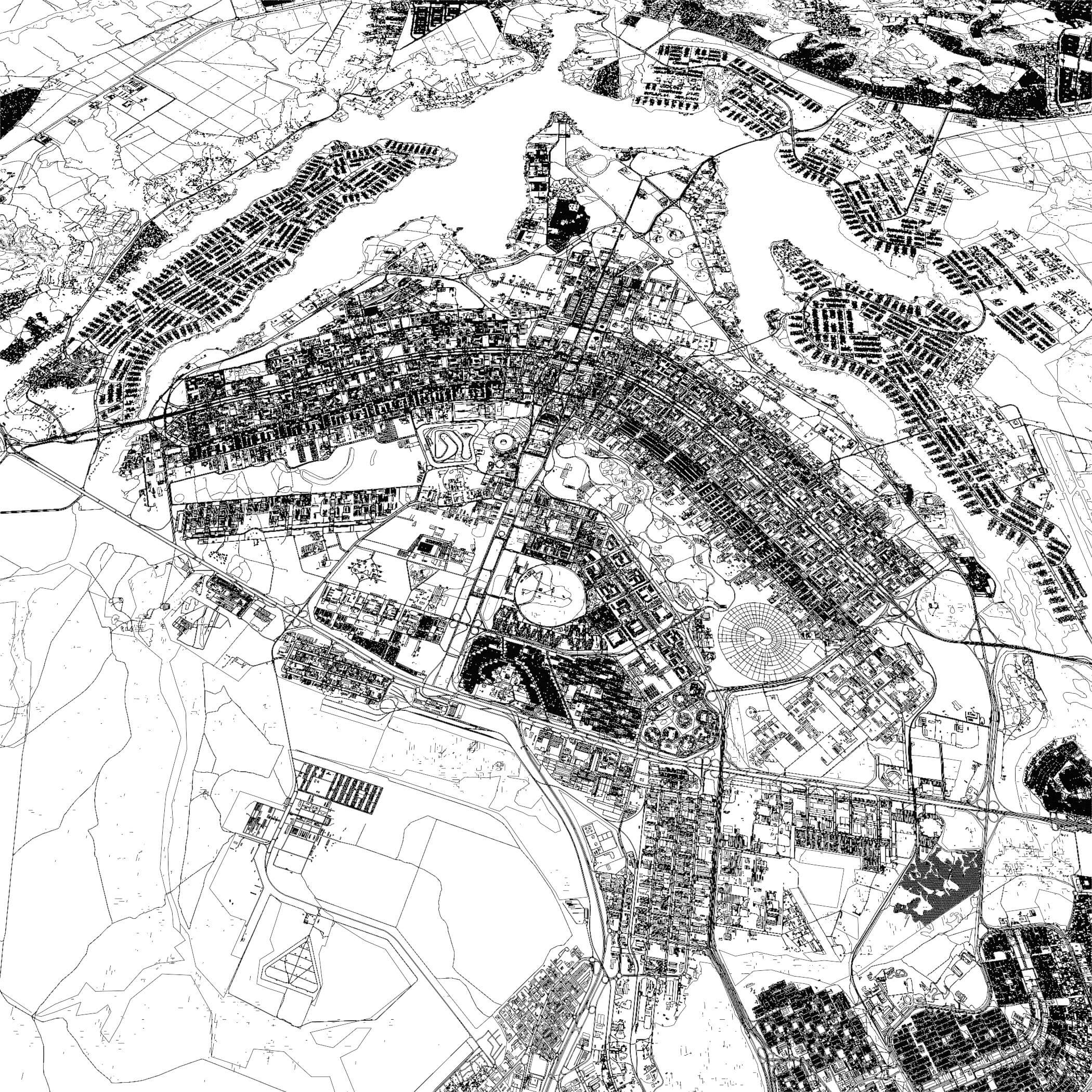 Brasilia Brazil - city and urban in 25 km x 25 km 3D Model