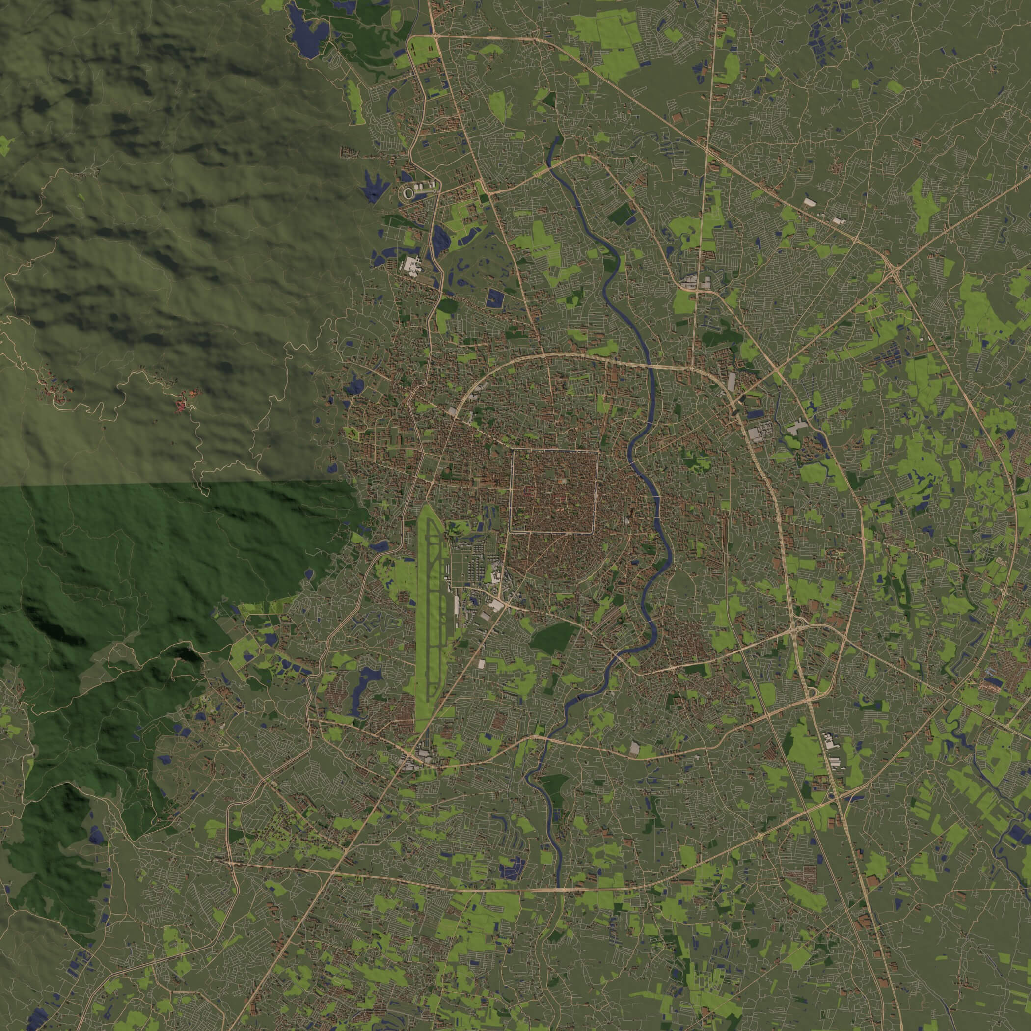 Chiang Mai Thailand - City and Urban 3D Model