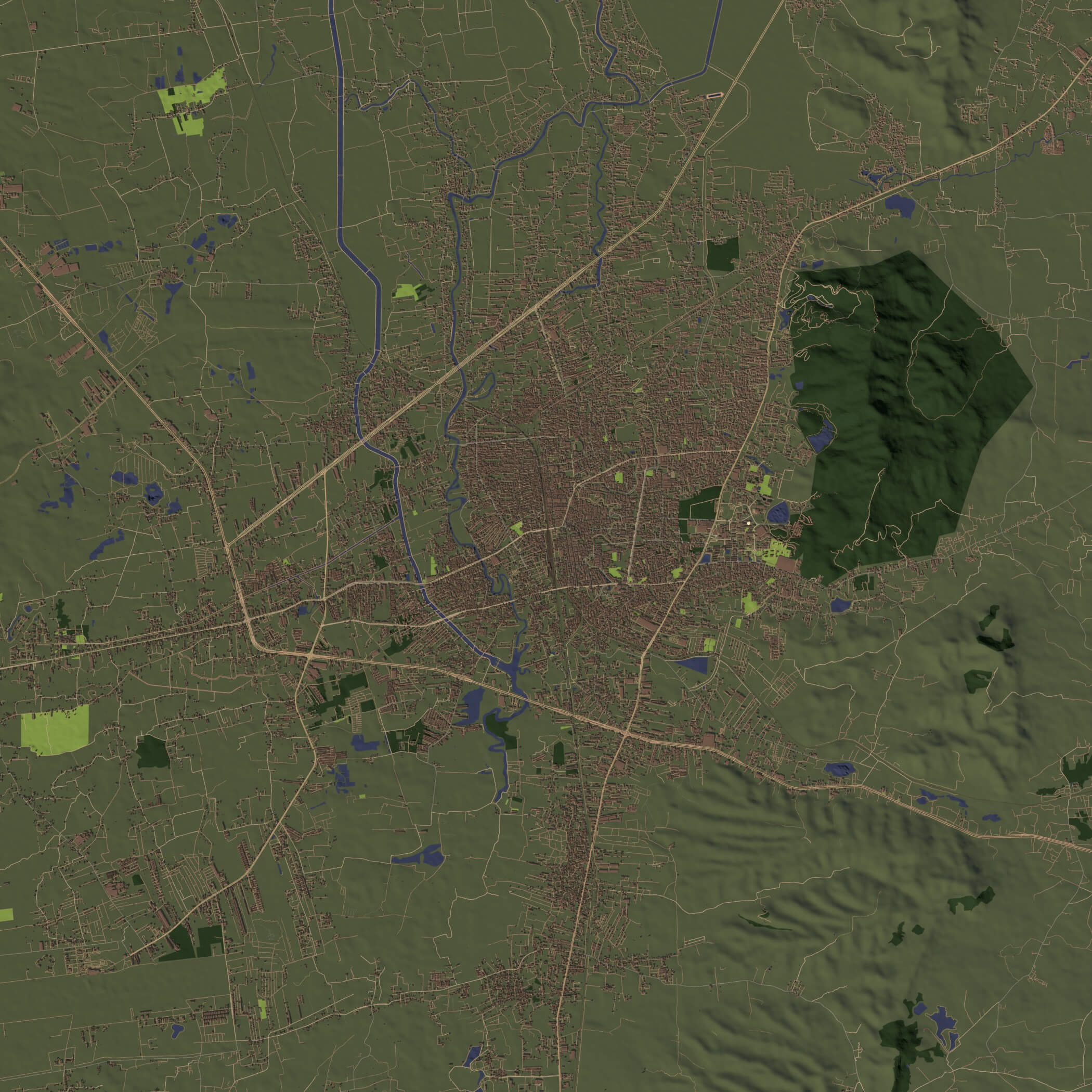 Hat Yai Thailand - City and Urban 3D Model