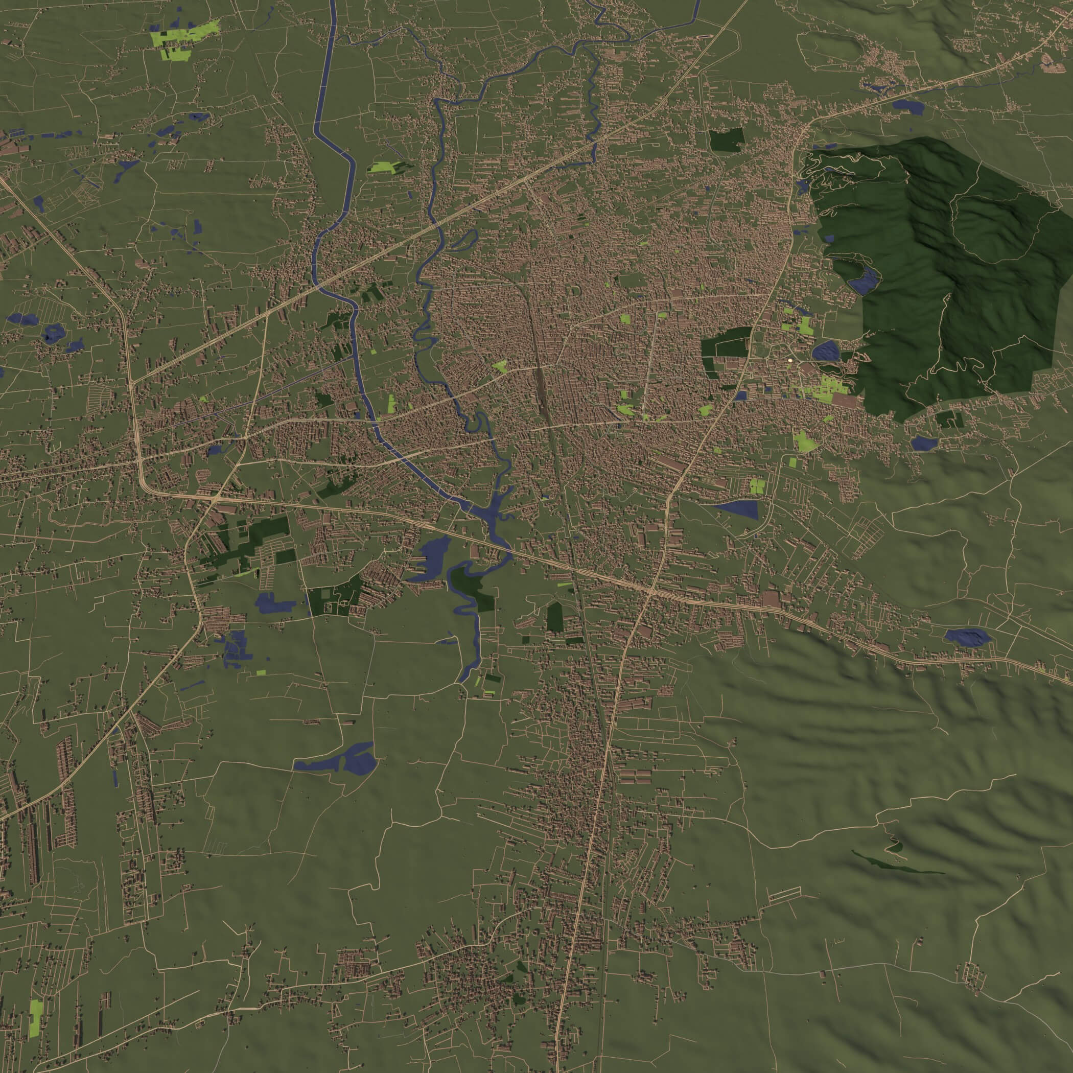 Hat Yai Thailand - City and Urban 3D Model