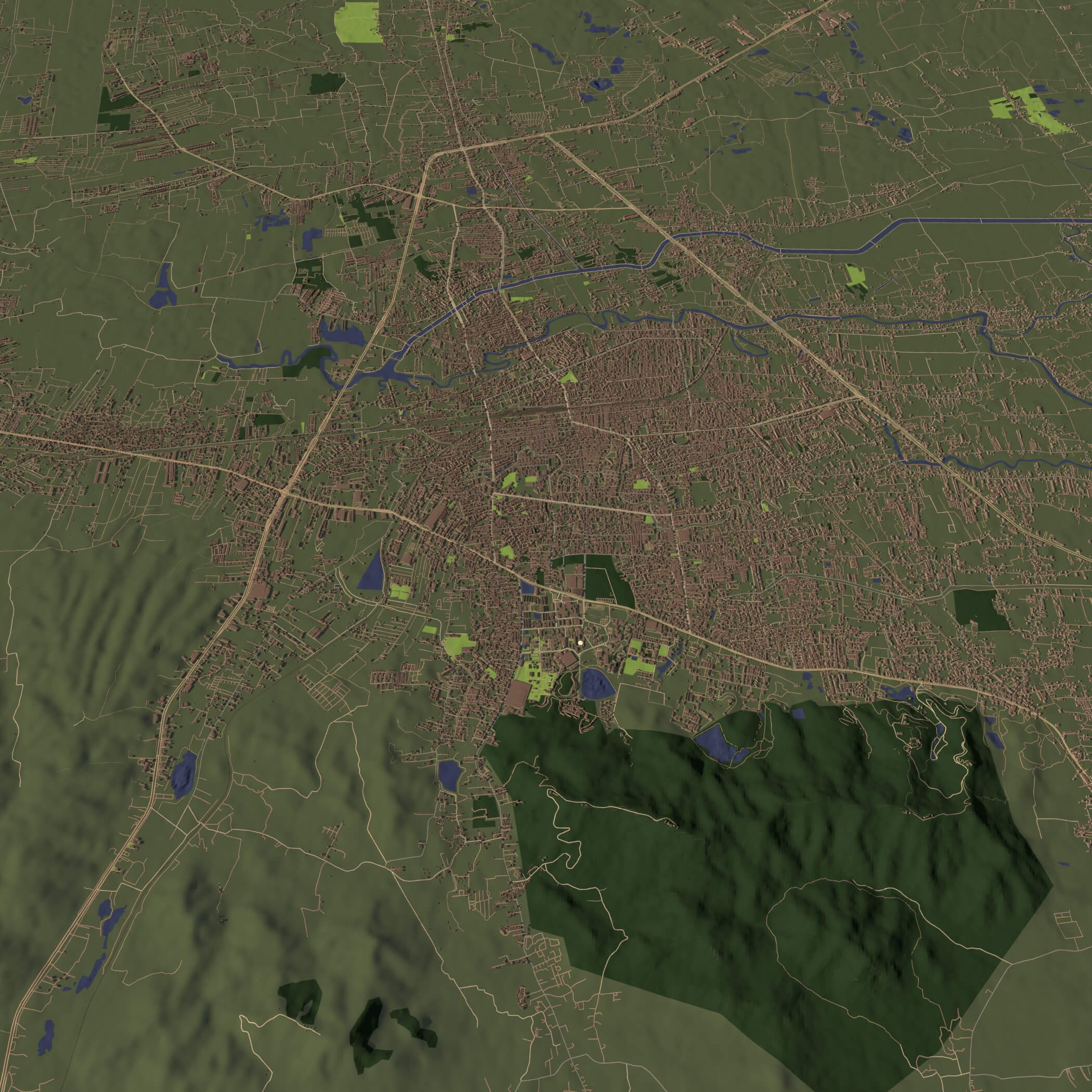 Hat Yai Thailand - City and Urban 3D Model