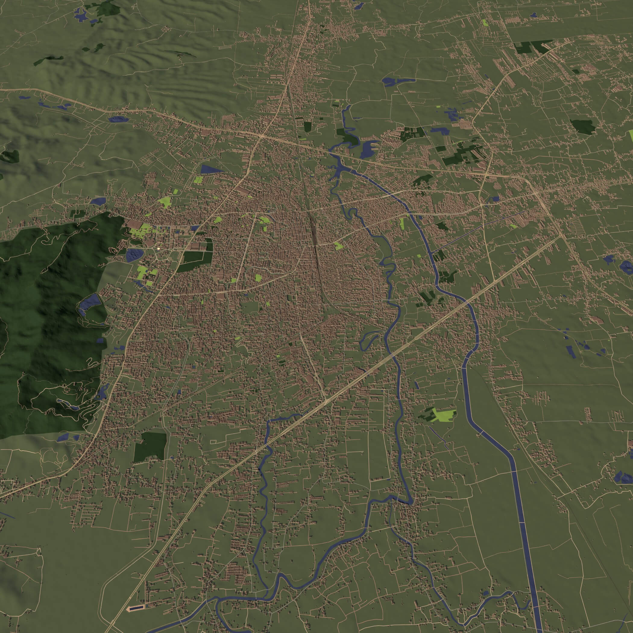 Hat Yai Thailand - City and Urban 3D Model