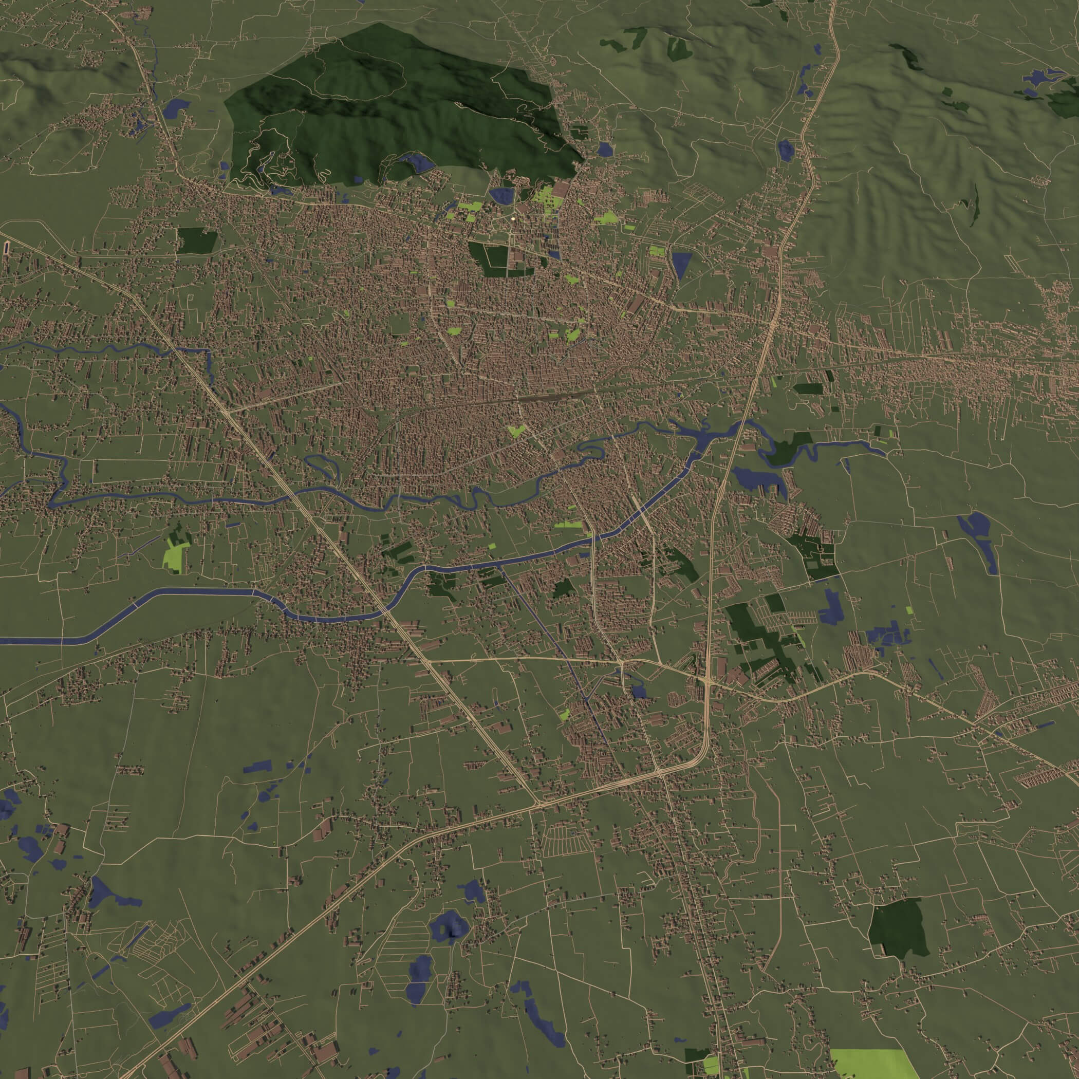 Hat Yai Thailand - City and Urban 3D Model