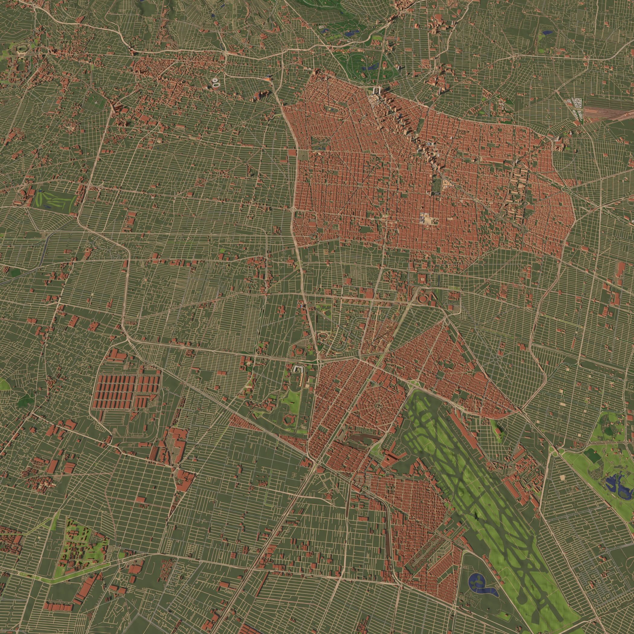 Mexico City Mexico - City and Urban 3D Model