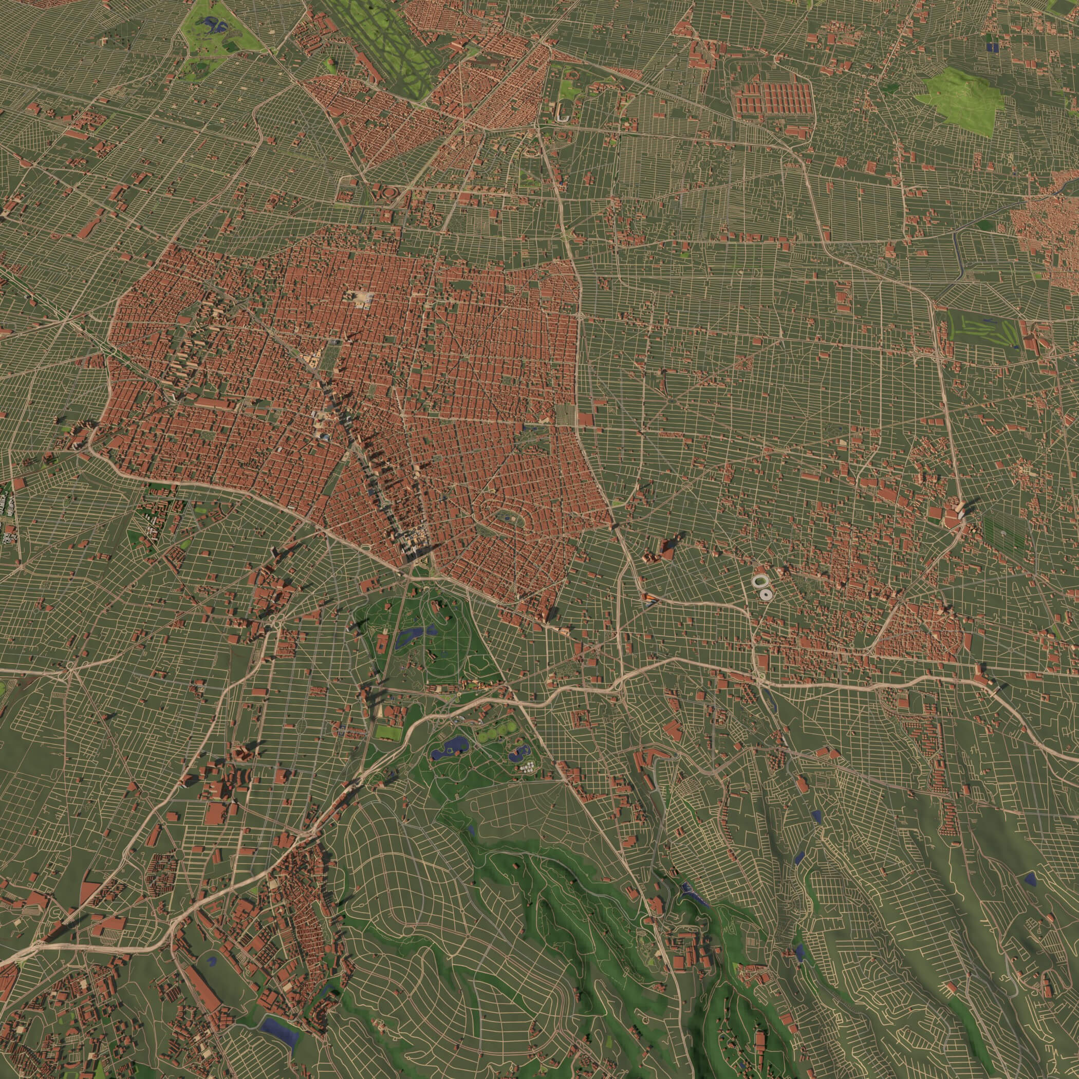Mexico City Mexico - City and Urban 3D Model