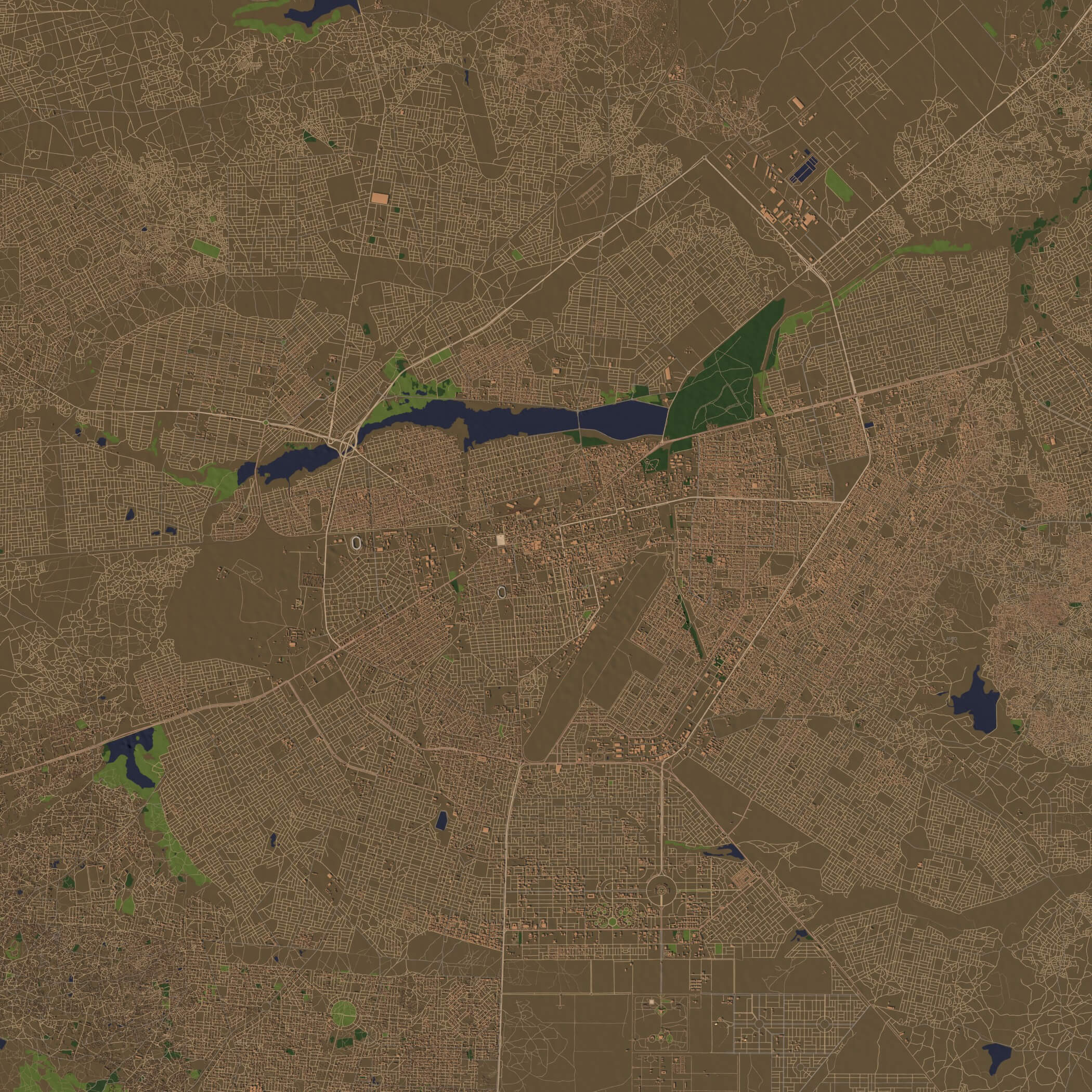 Ouagadougou Burkina Faso - City and Urban 3D Model