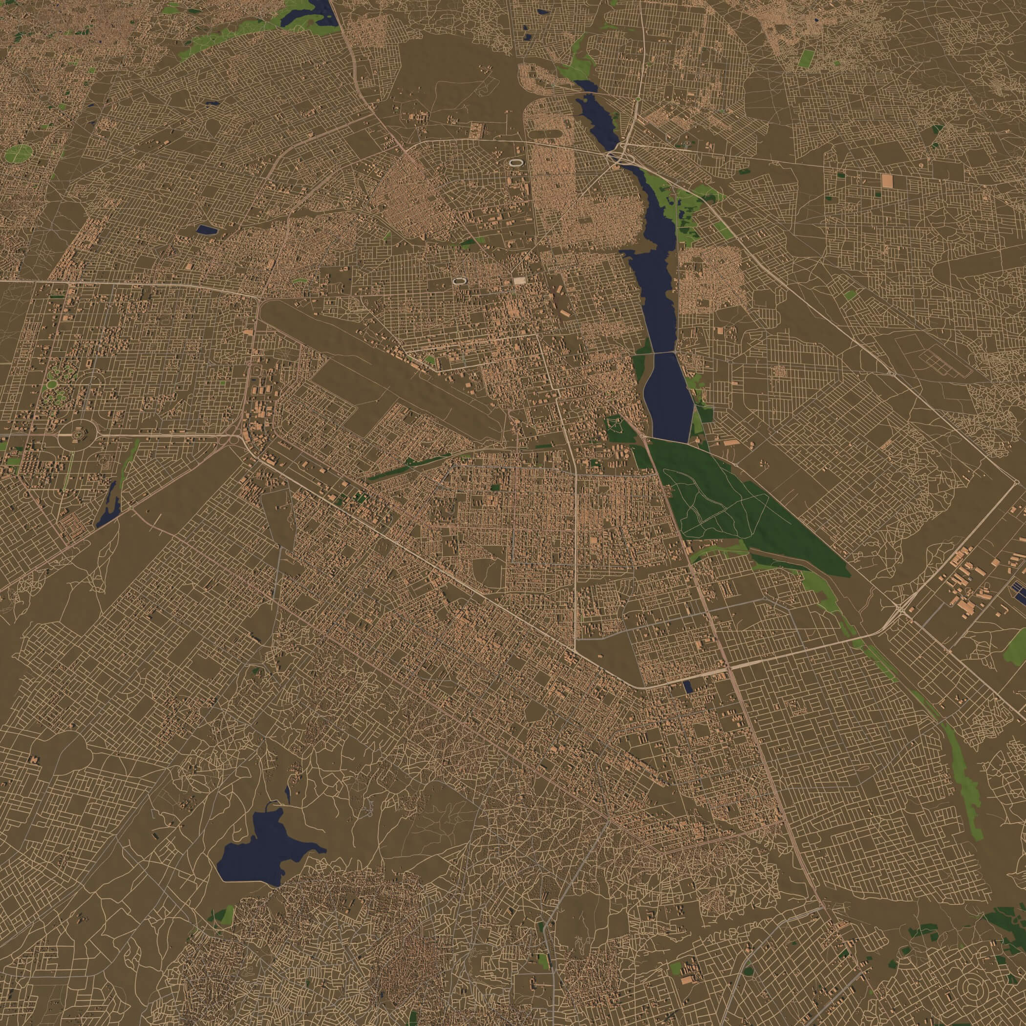 Ouagadougou Burkina Faso - City and Urban 3D Model