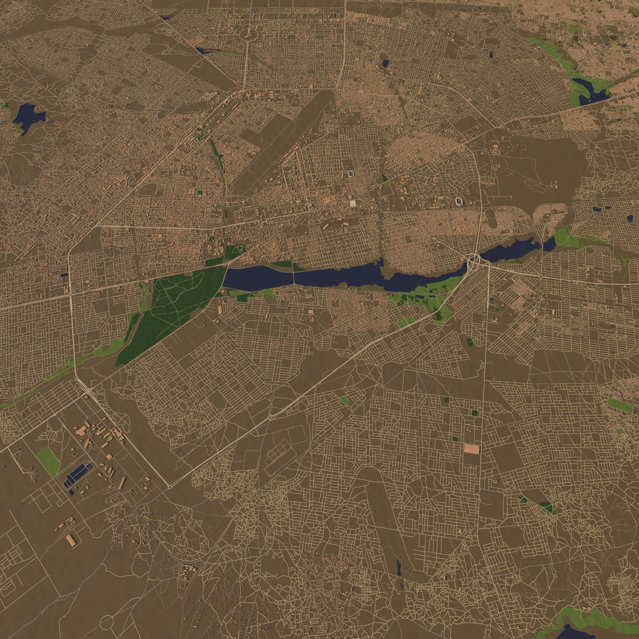 Ouagadougou Burkina Faso - City and Urban 3D Model
