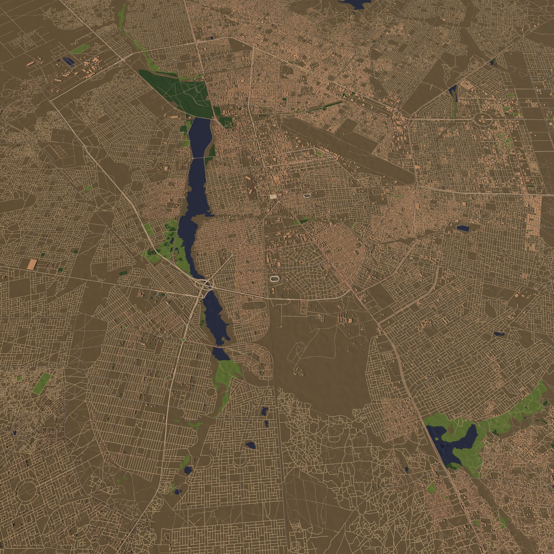 Ouagadougou Burkina Faso - City and Urban 3D Model