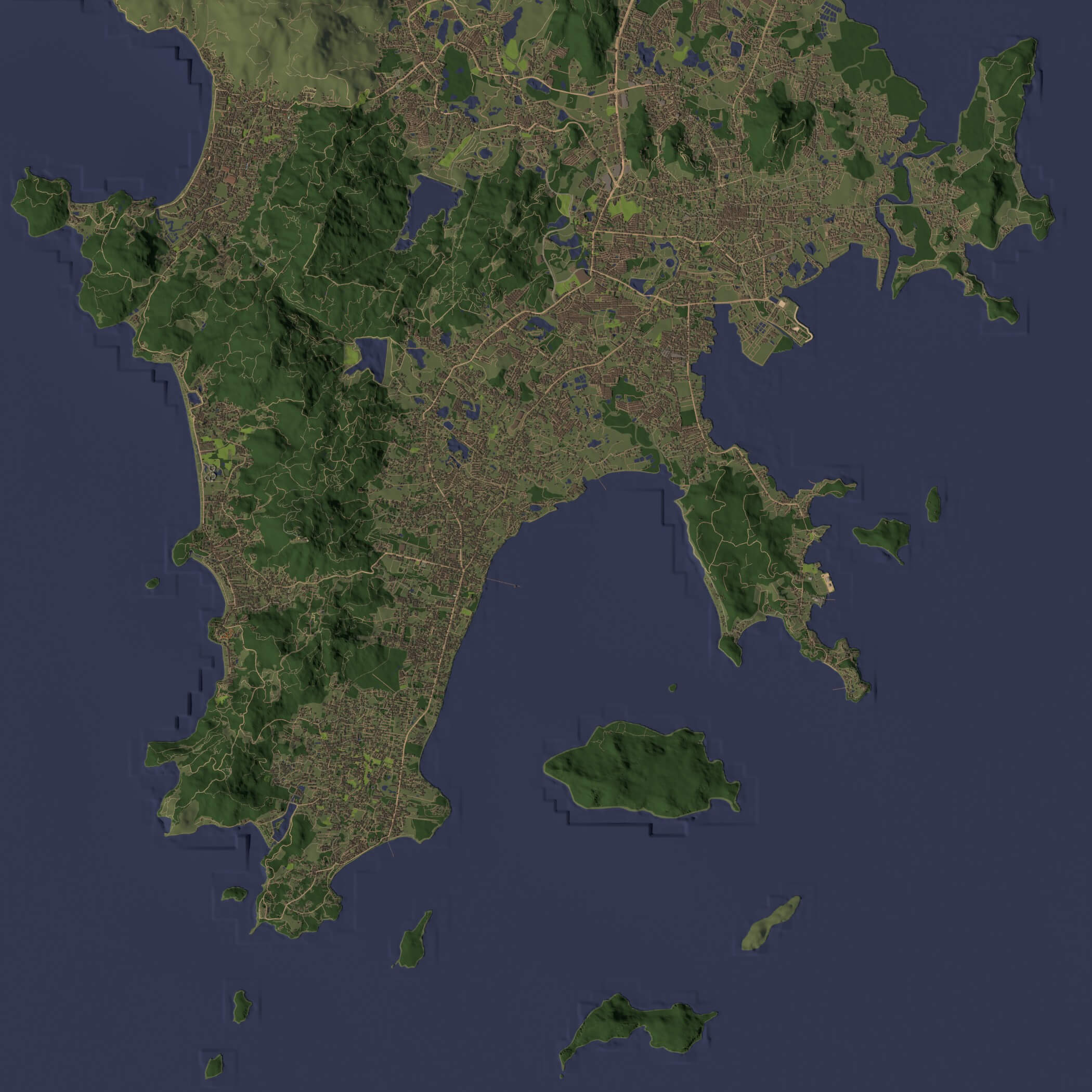 Phuket Thailand - City and Urban 3D Model