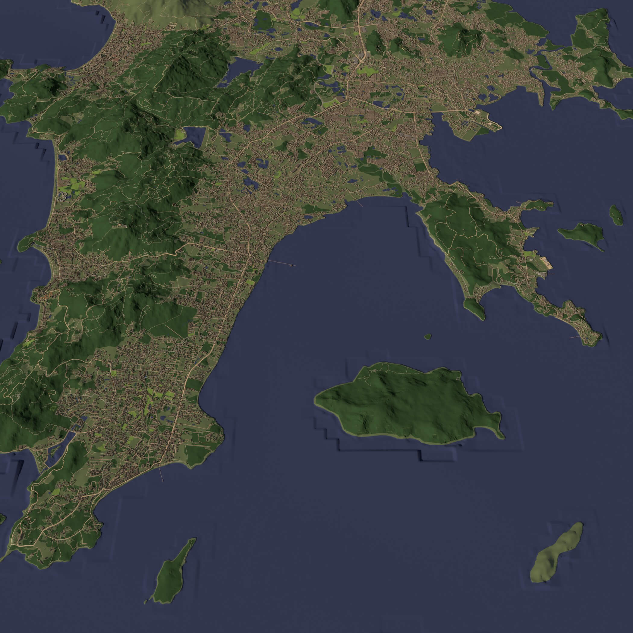Phuket Thailand - City and Urban 3D Model