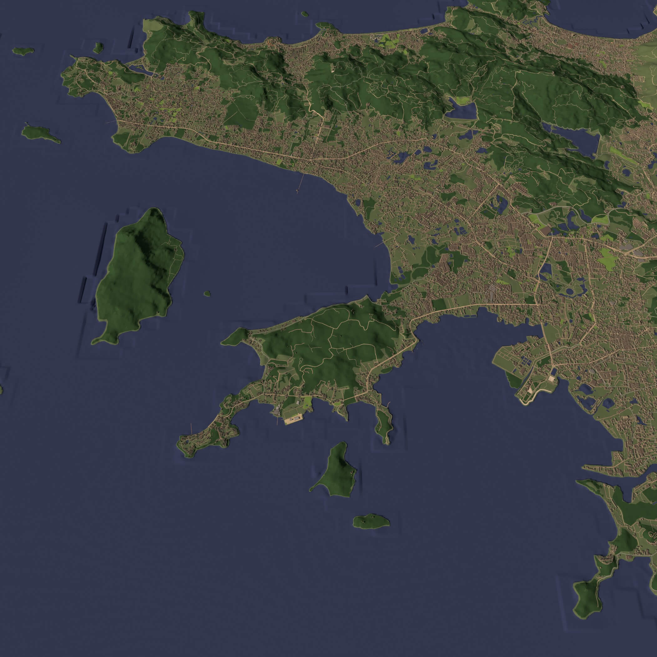 Phuket Thailand - City and Urban 3D Model