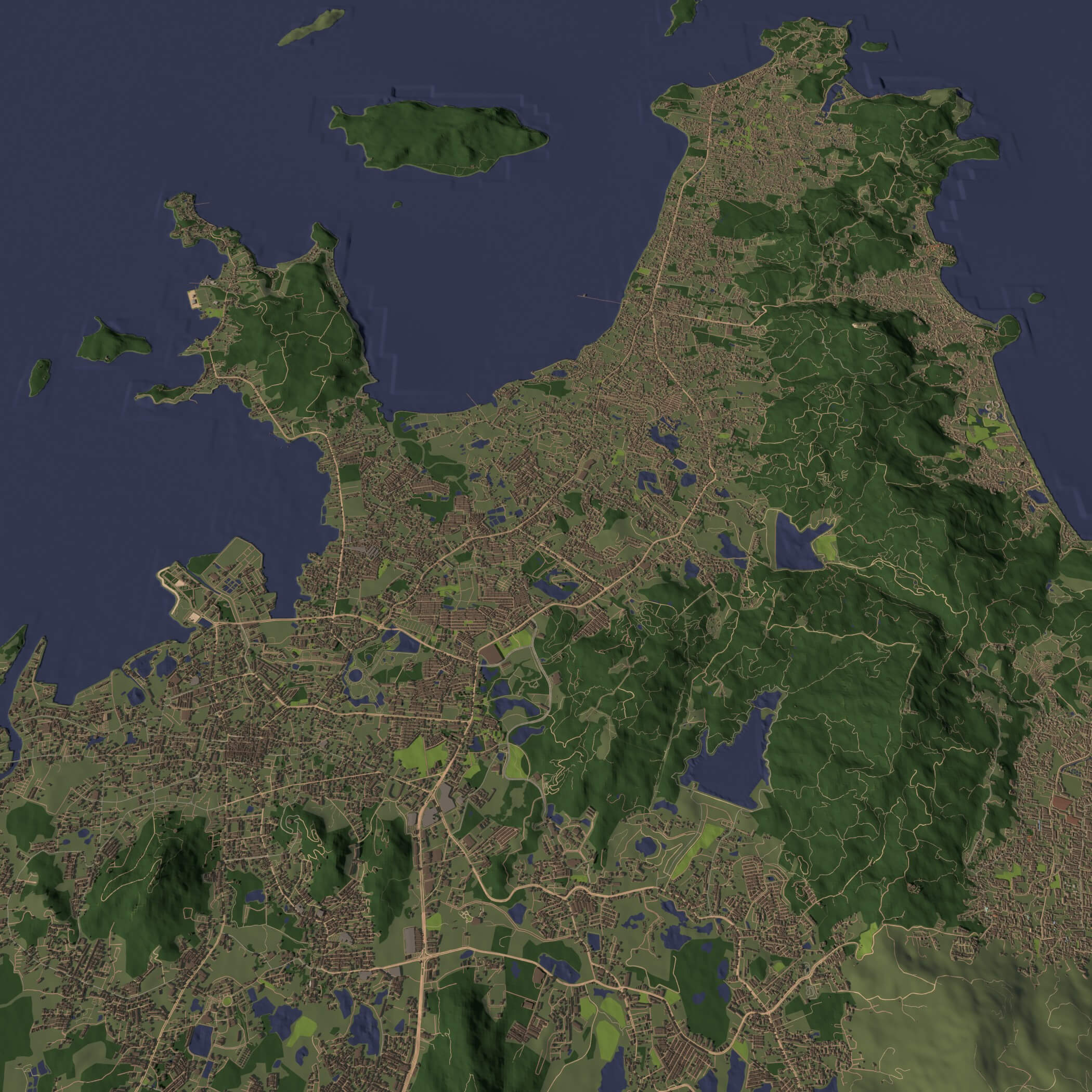 Phuket Thailand - City and Urban 3D Model