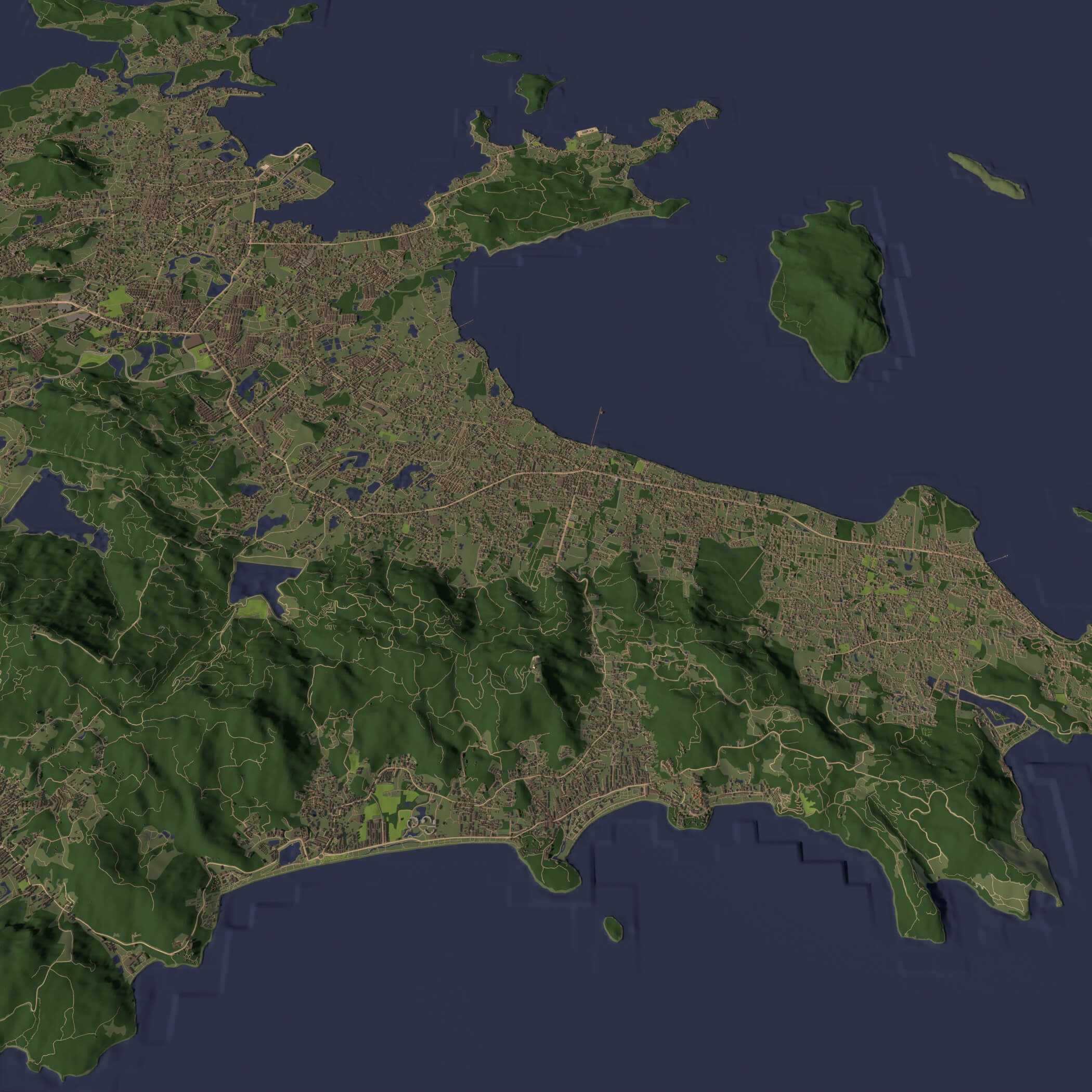 Phuket Thailand - City and Urban 3D Model