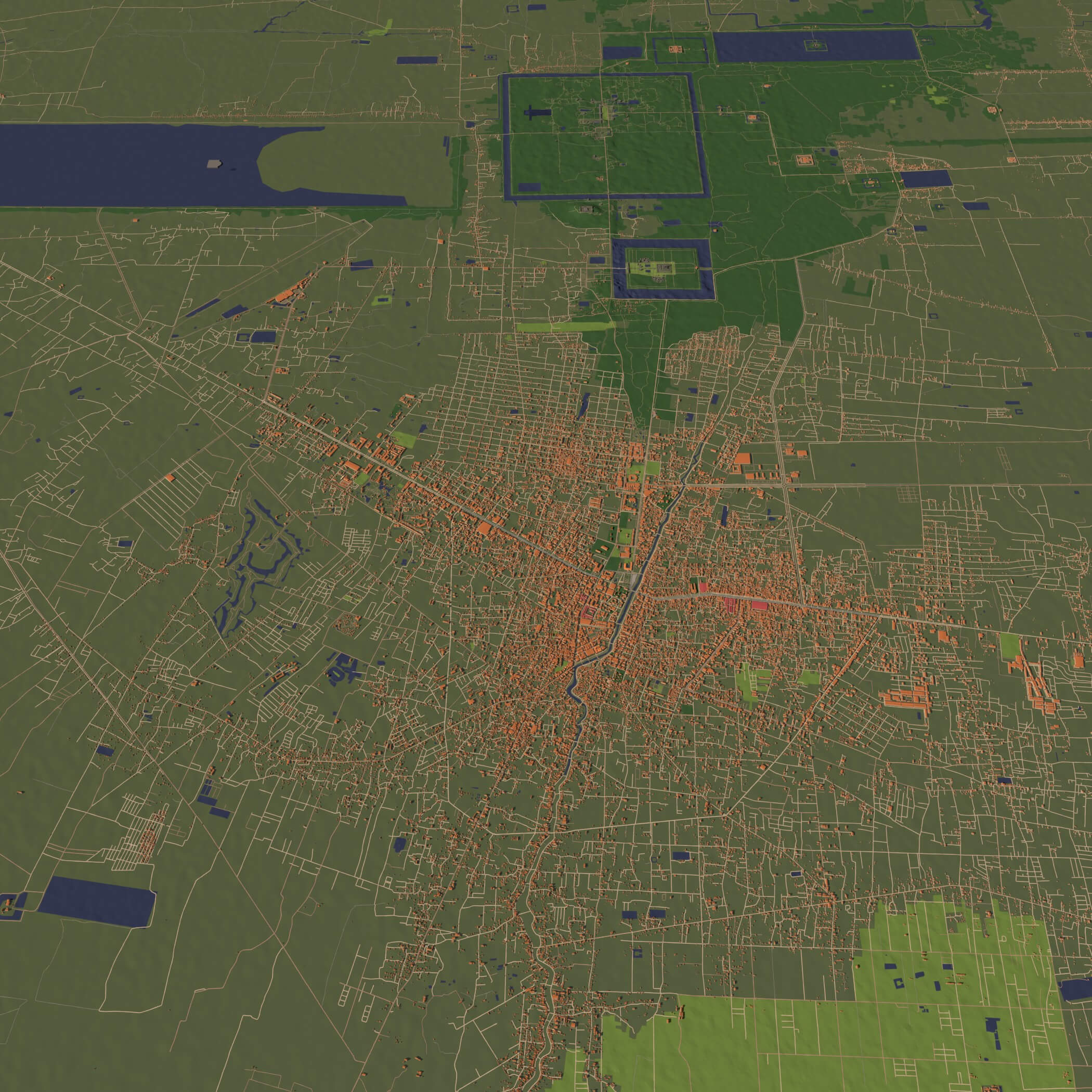 Siem Reap Cambodia - City and Urban 3D Model