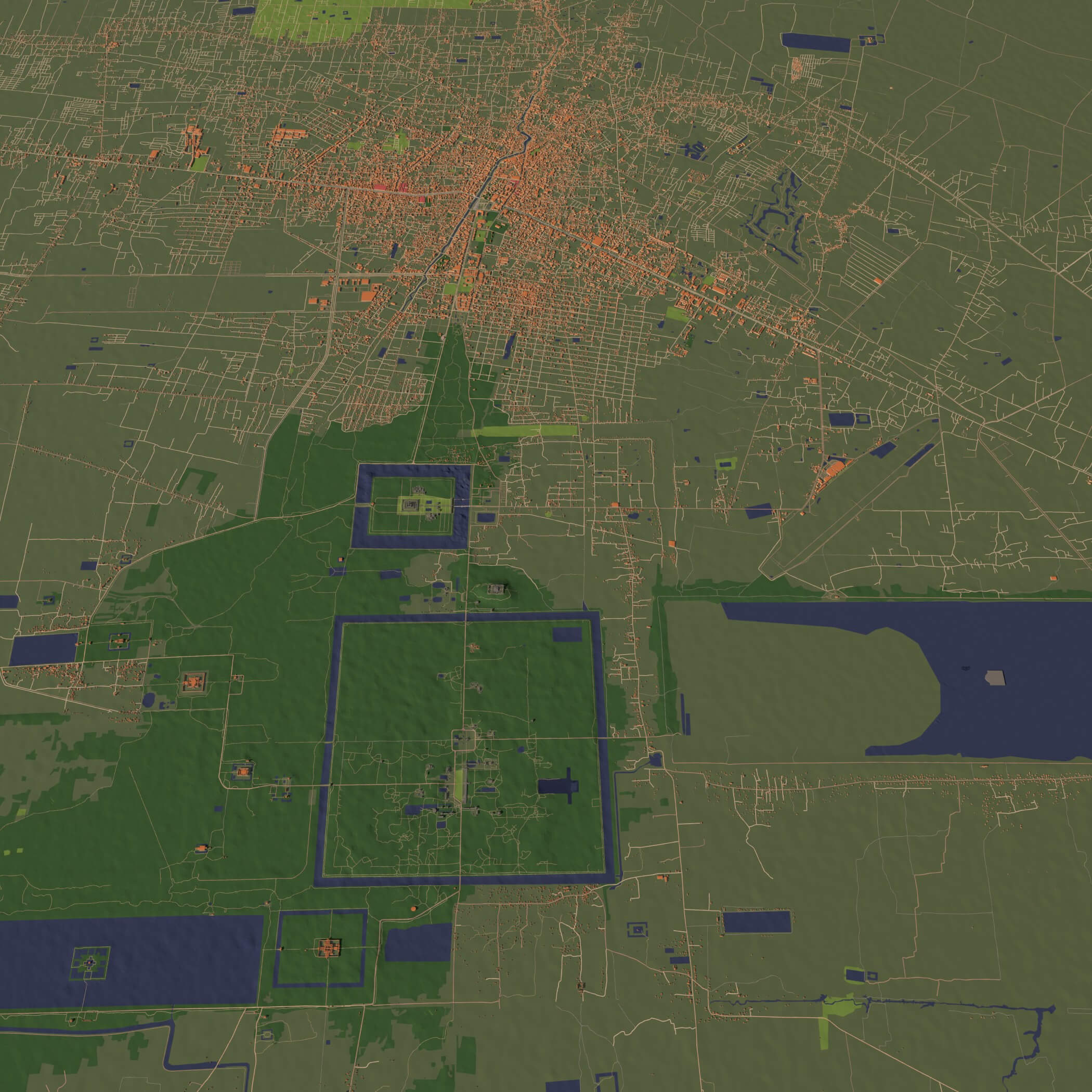 Siem Reap Cambodia - City and Urban 3D Model