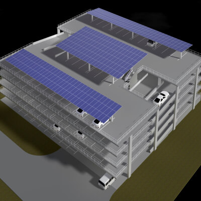 Solar Parking Garage Building 26-05