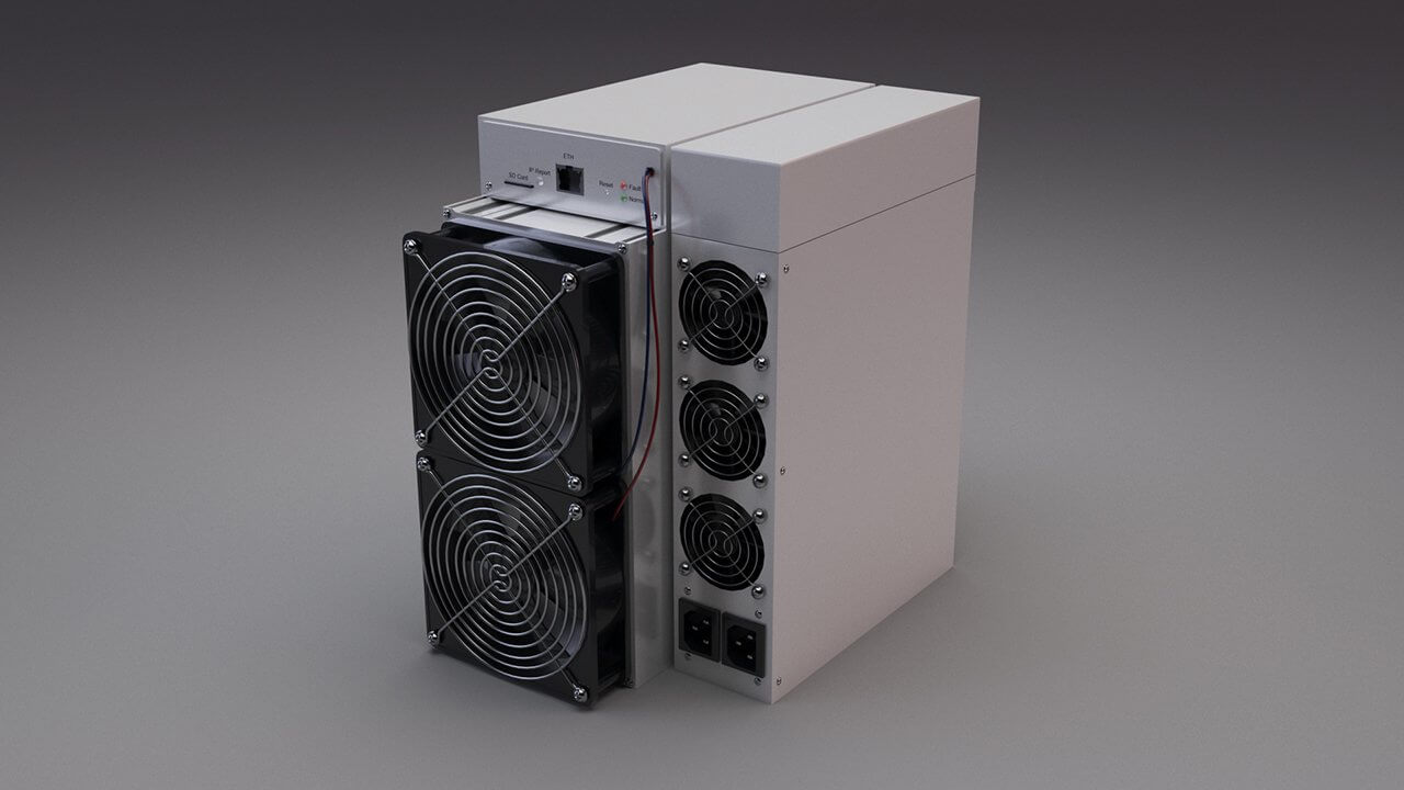 Antminer S19 Pro Cryptocurrency Mining Hardware 3D Model