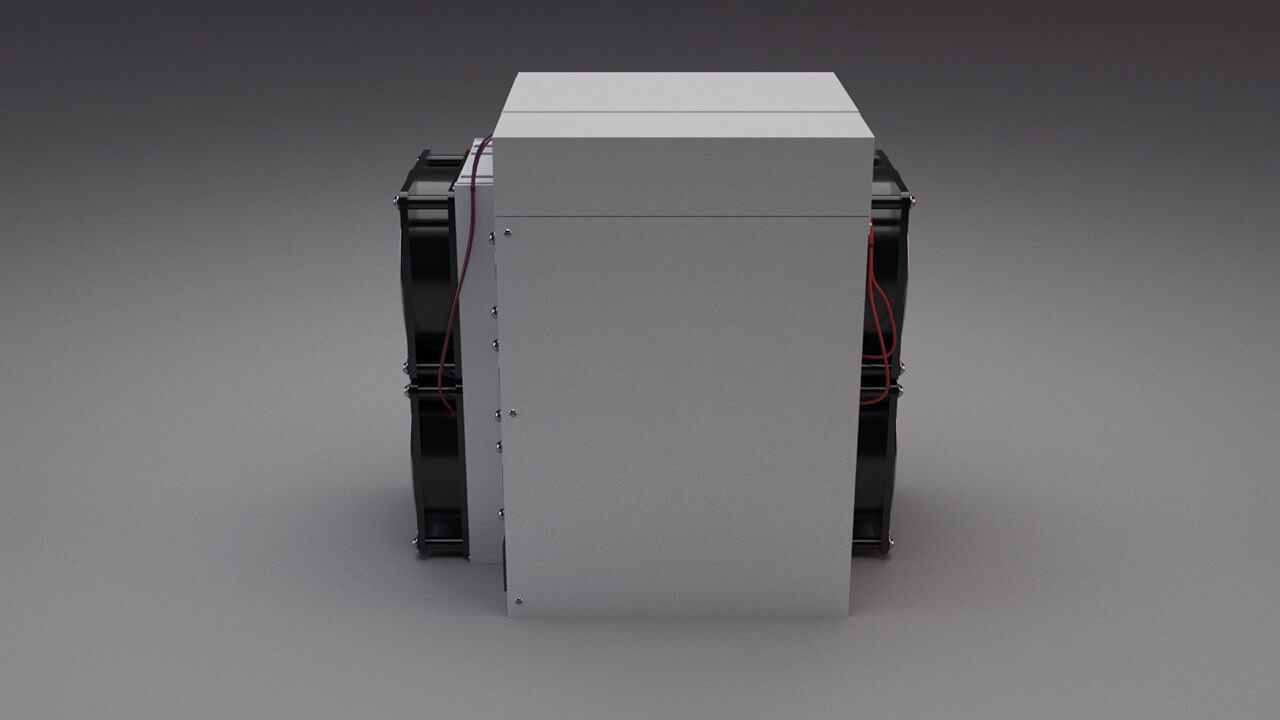 Antminer S19 Pro Cryptocurrency Mining Hardware 3D Model