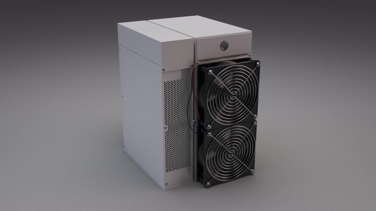Antminer S19 Pro Cryptocurrency Mining Hardware 3D Model