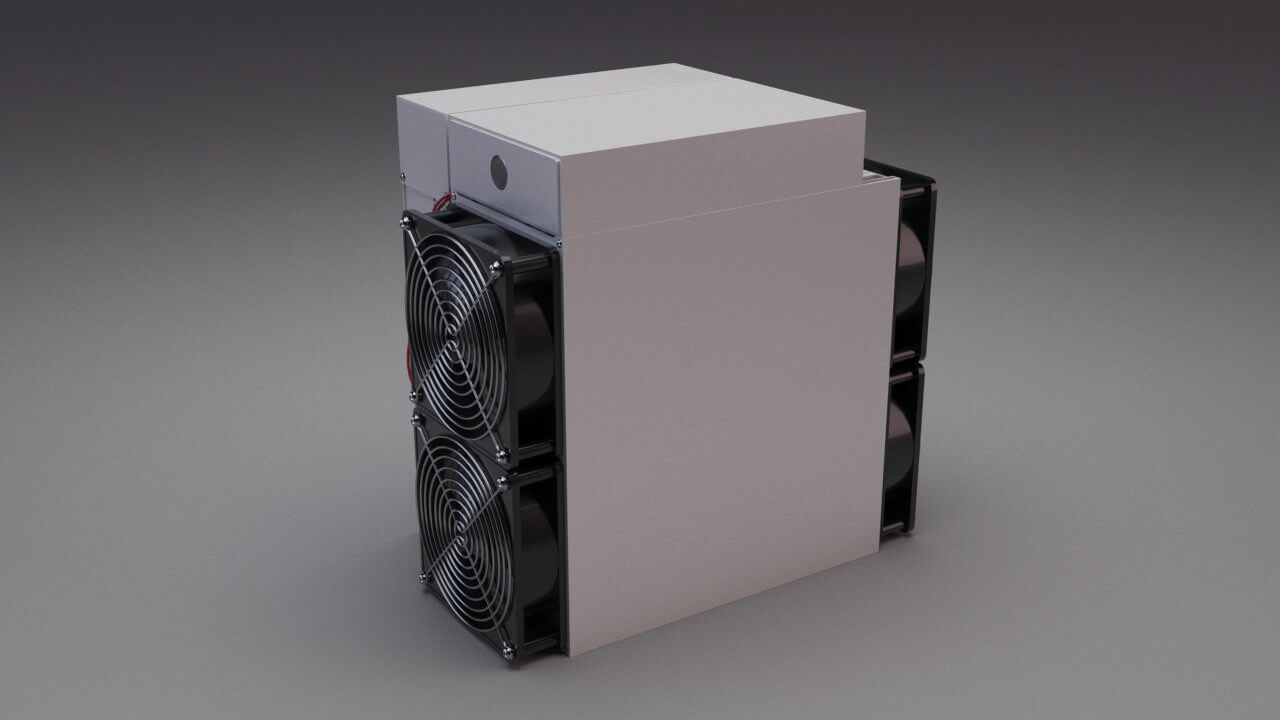 Antminer S19 Pro Cryptocurrency Mining Hardware 3D Model