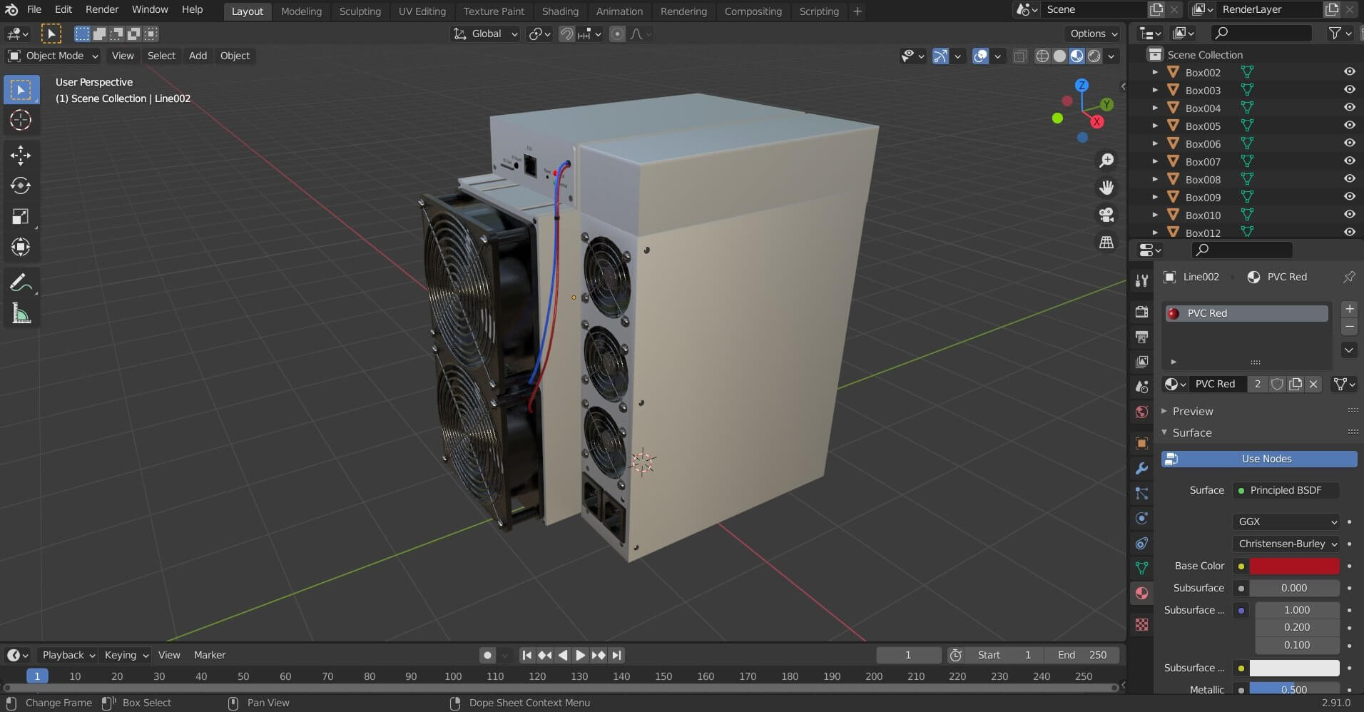 Antminer S19 Pro Cryptocurrency Mining Hardware 3D Model