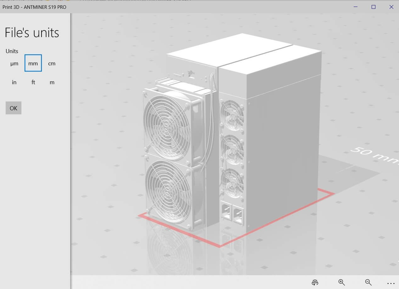 Antminer S19 Pro Cryptocurrency Mining Hardware 3D Model