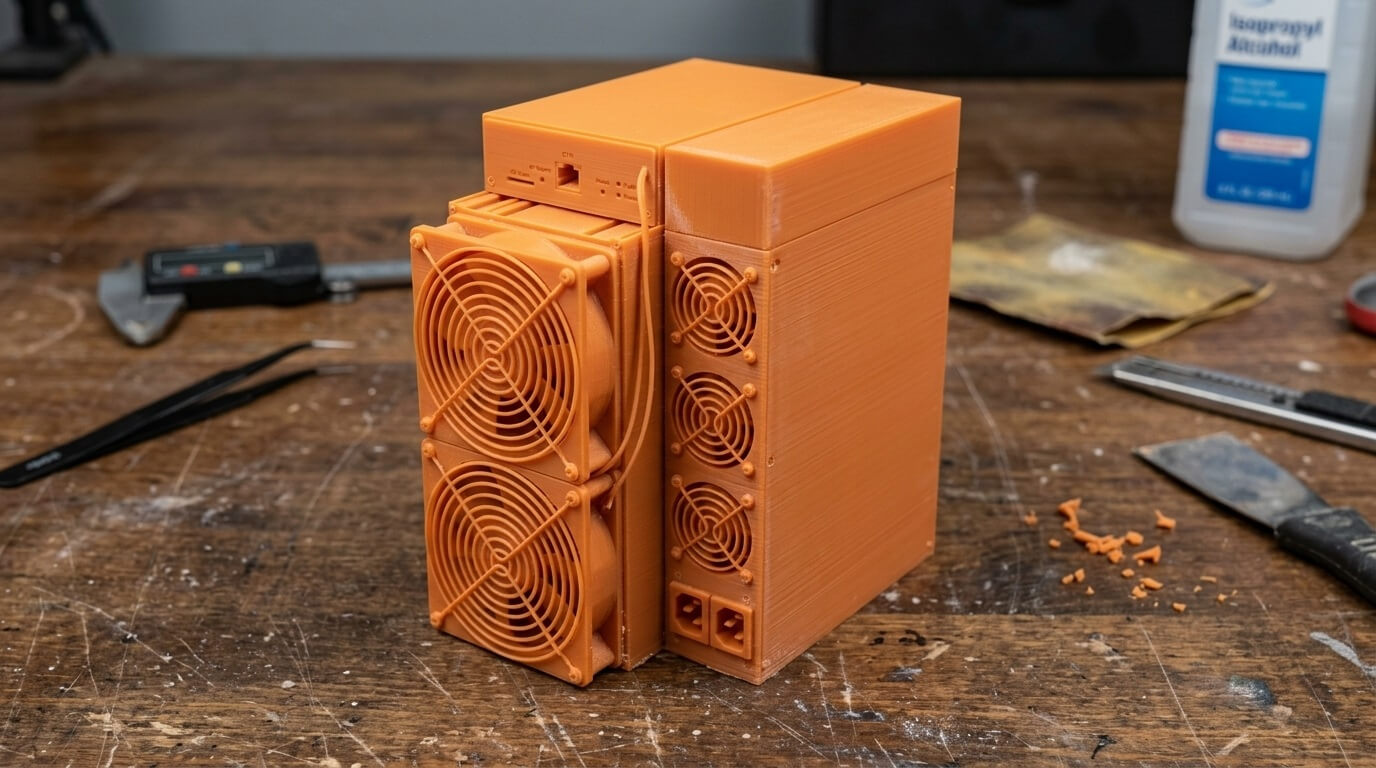 Antminer S19 Pro Cryptocurrency Mining Hardware 3D Model