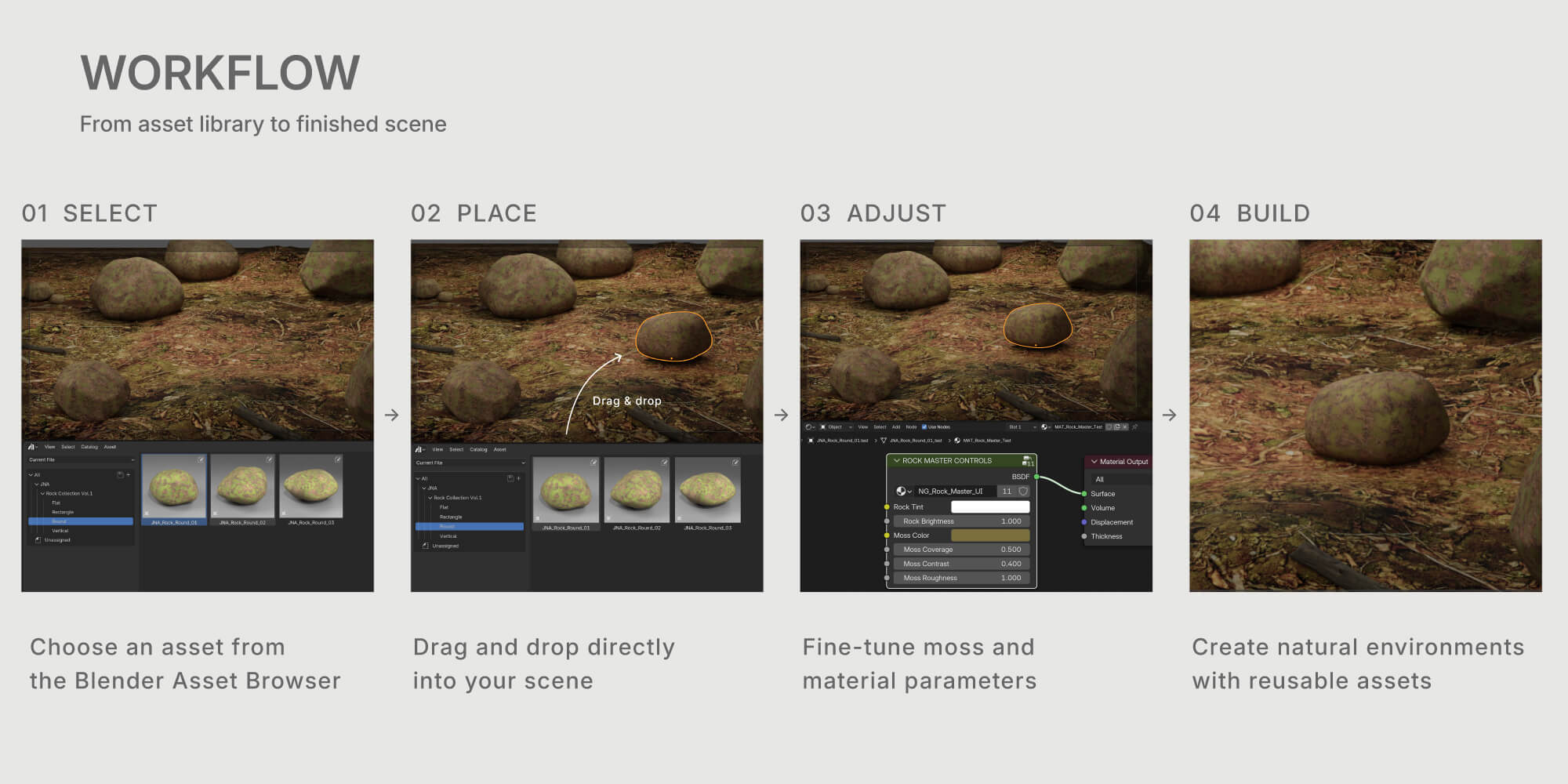 JNA Rock Collection Vol. 1 3D Model