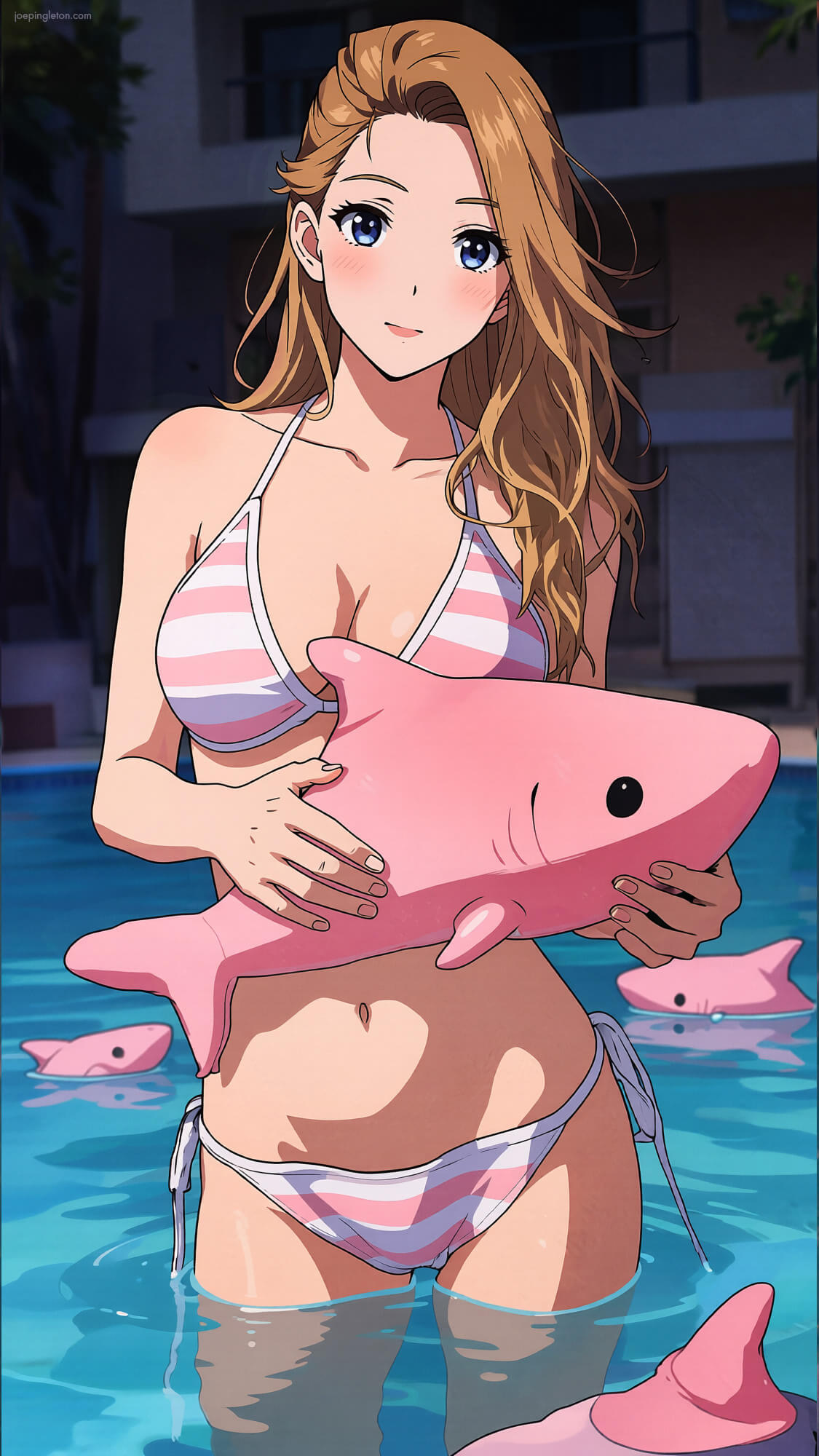 Pool Shark 3D Render, Digital Artwork by joepingleton