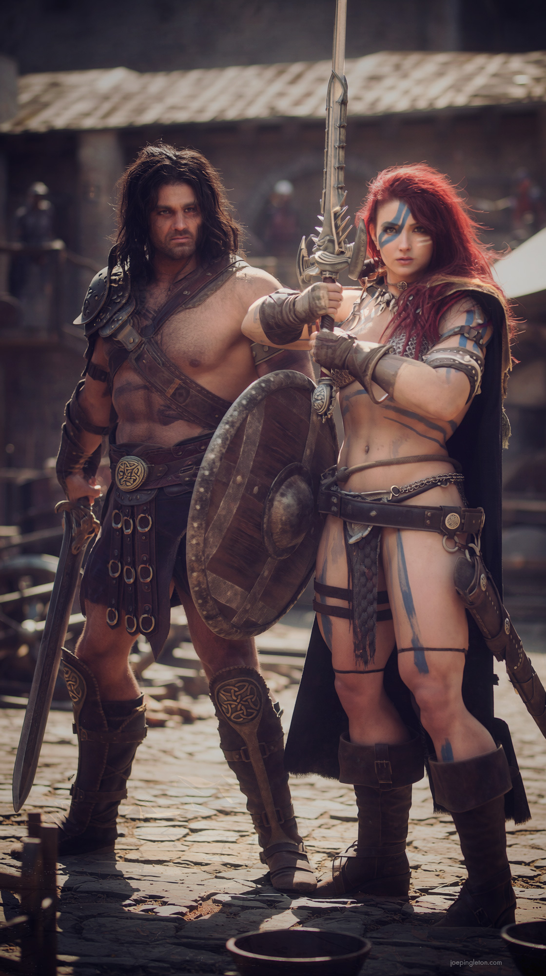 Tiger and She-Devil 3D Render, Digital Artwork by joepingleton