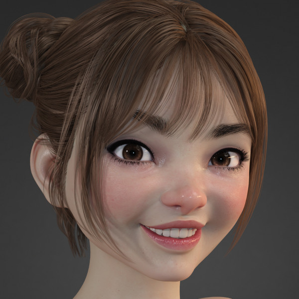 Meilin and Meilin Hair for Genesis 9 Release