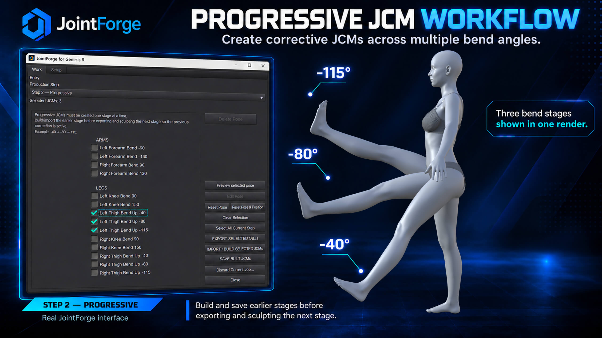 JointForge &ndash JCM Creator for Genesis 8 v1.0 Daz Content