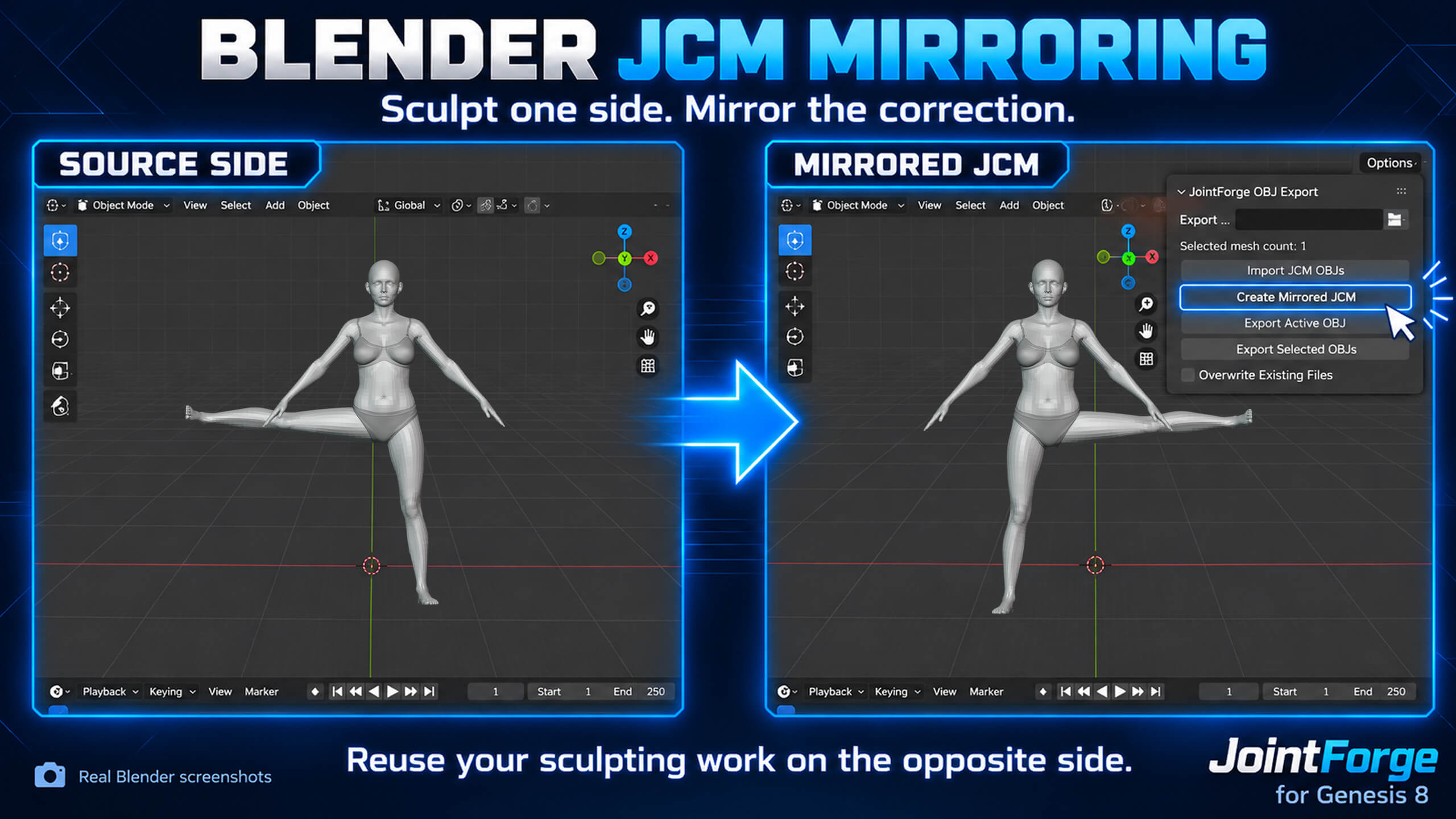 JointForge &ndash JCM Creator for Genesis 8 v1.0 Daz Content
