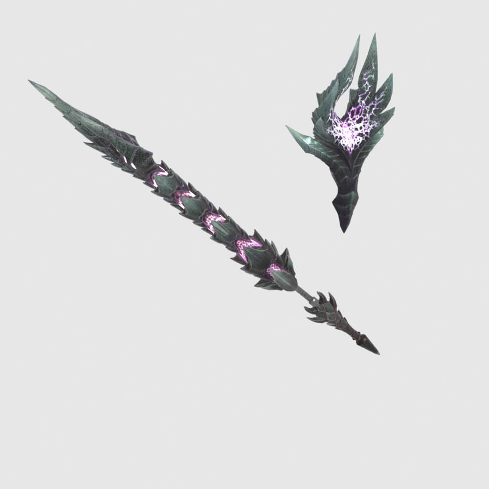 Alatreon Melt - Monster Hunter World 3D Model