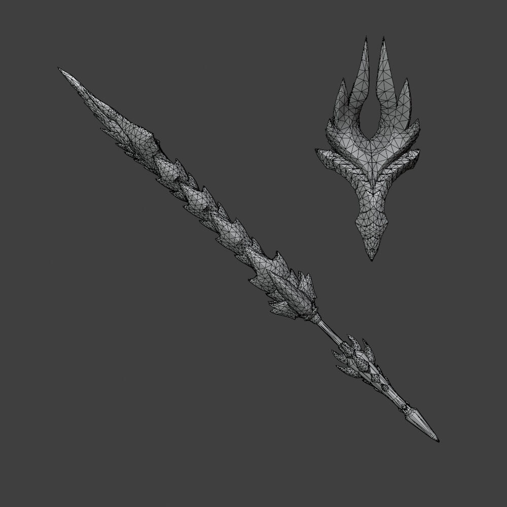 Alatreon Melt - Monster Hunter World 3D Model