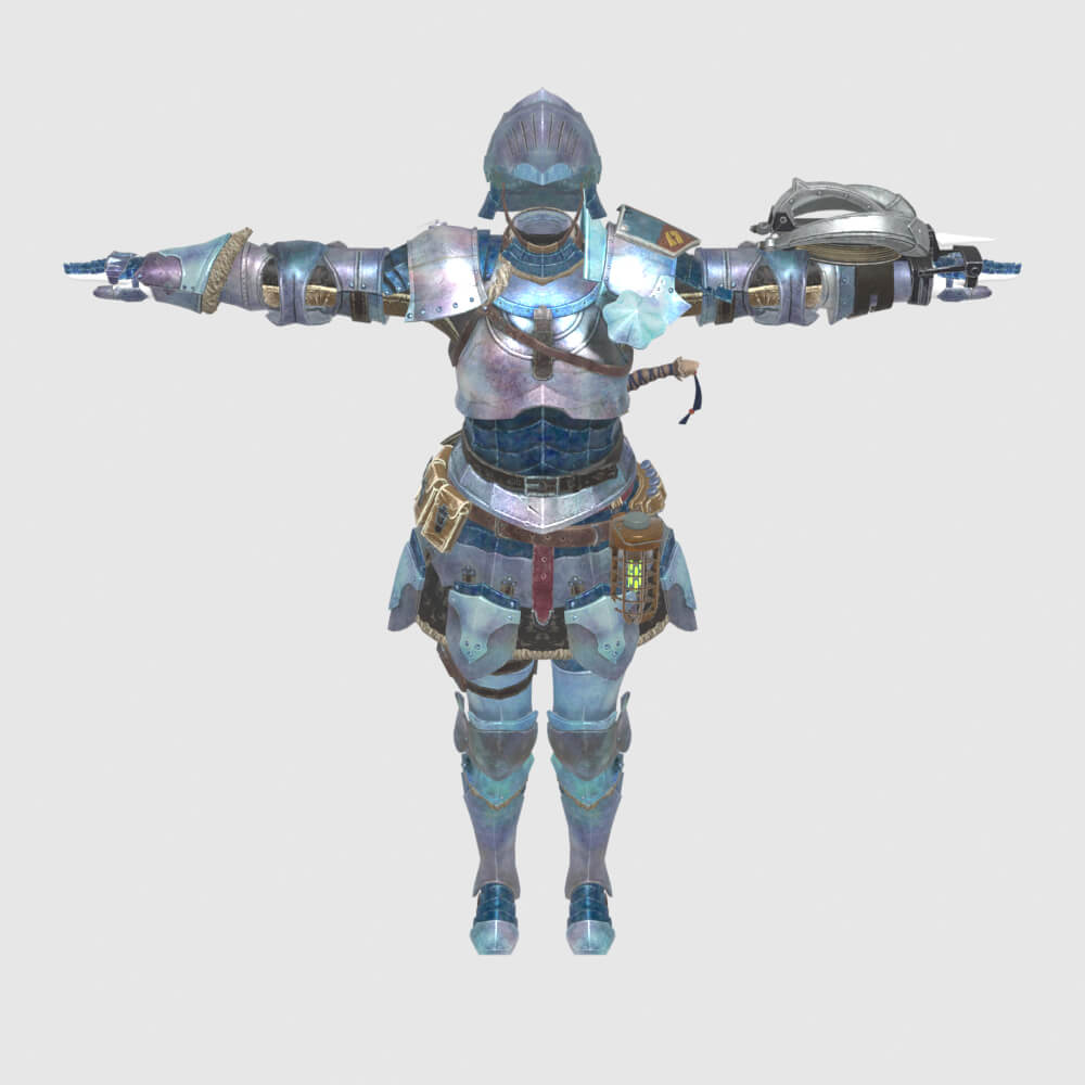 Alloy Armor Female - Monster Hunter World 3D Model