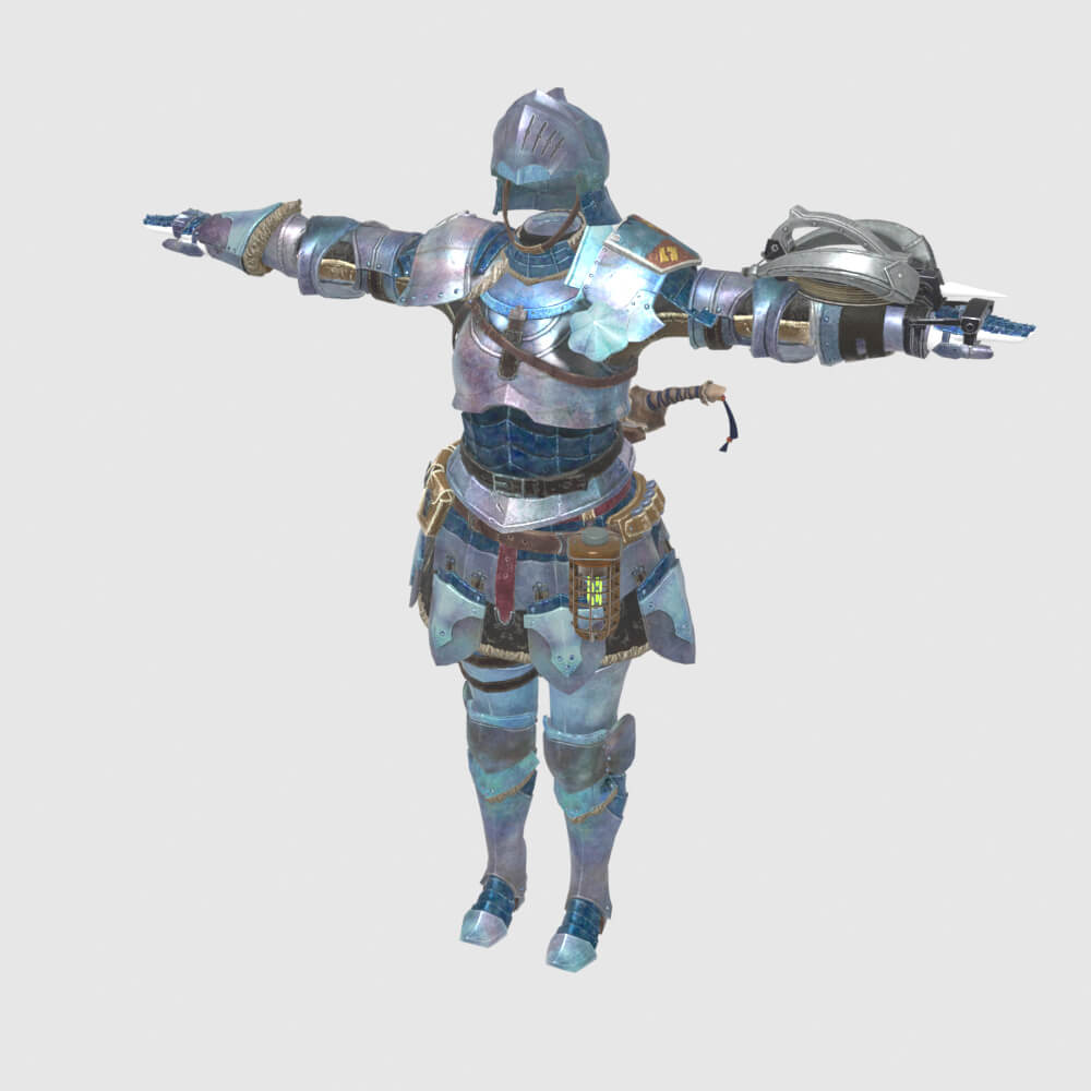 Alloy Armor Female - Monster Hunter World 3D Model