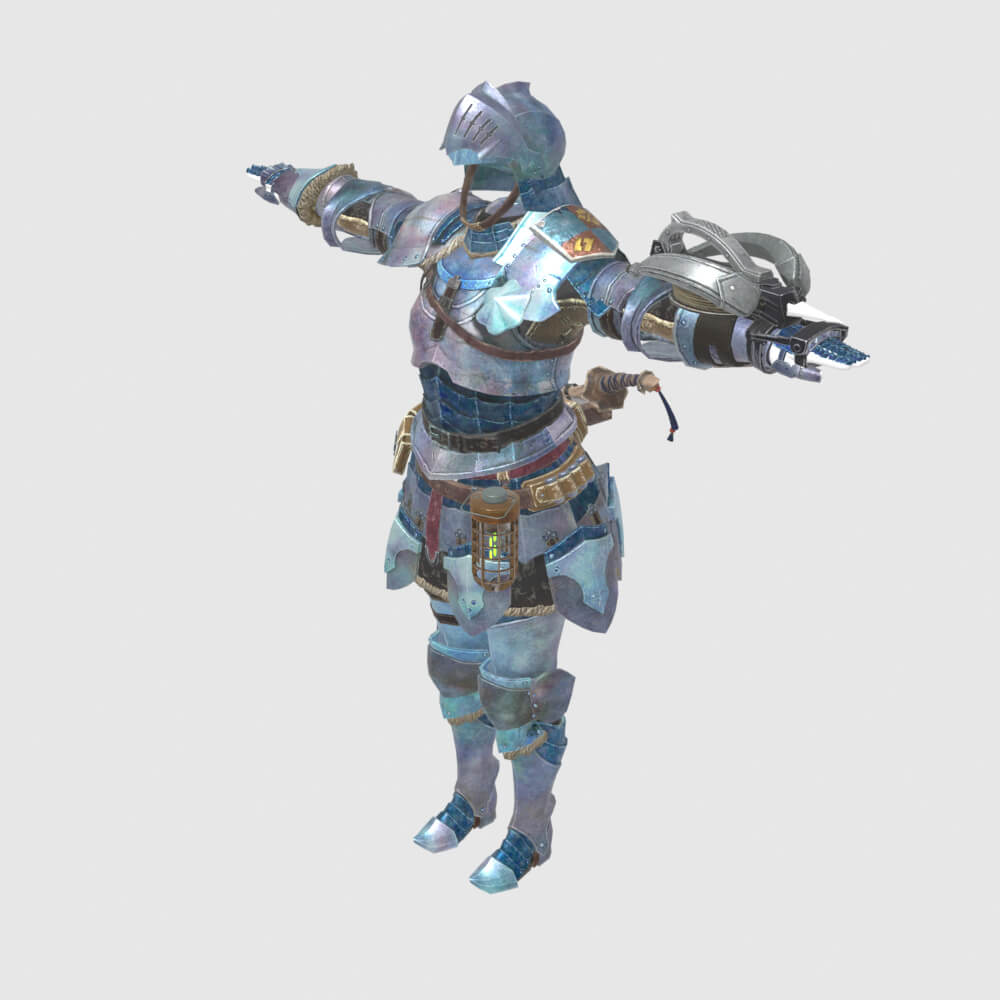 Alloy Armor Female - Monster Hunter World 3D Model